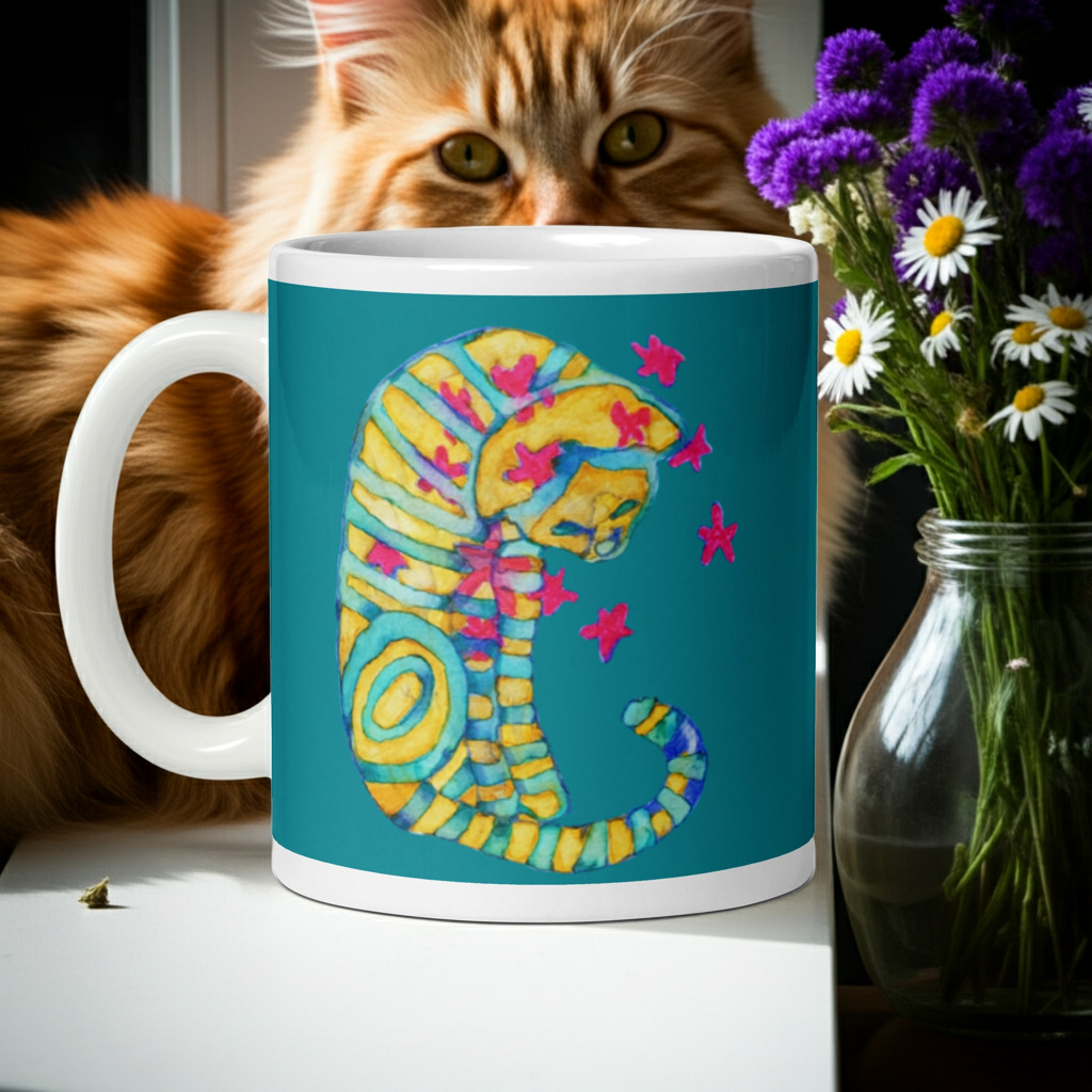 Dreamer Cat Mug