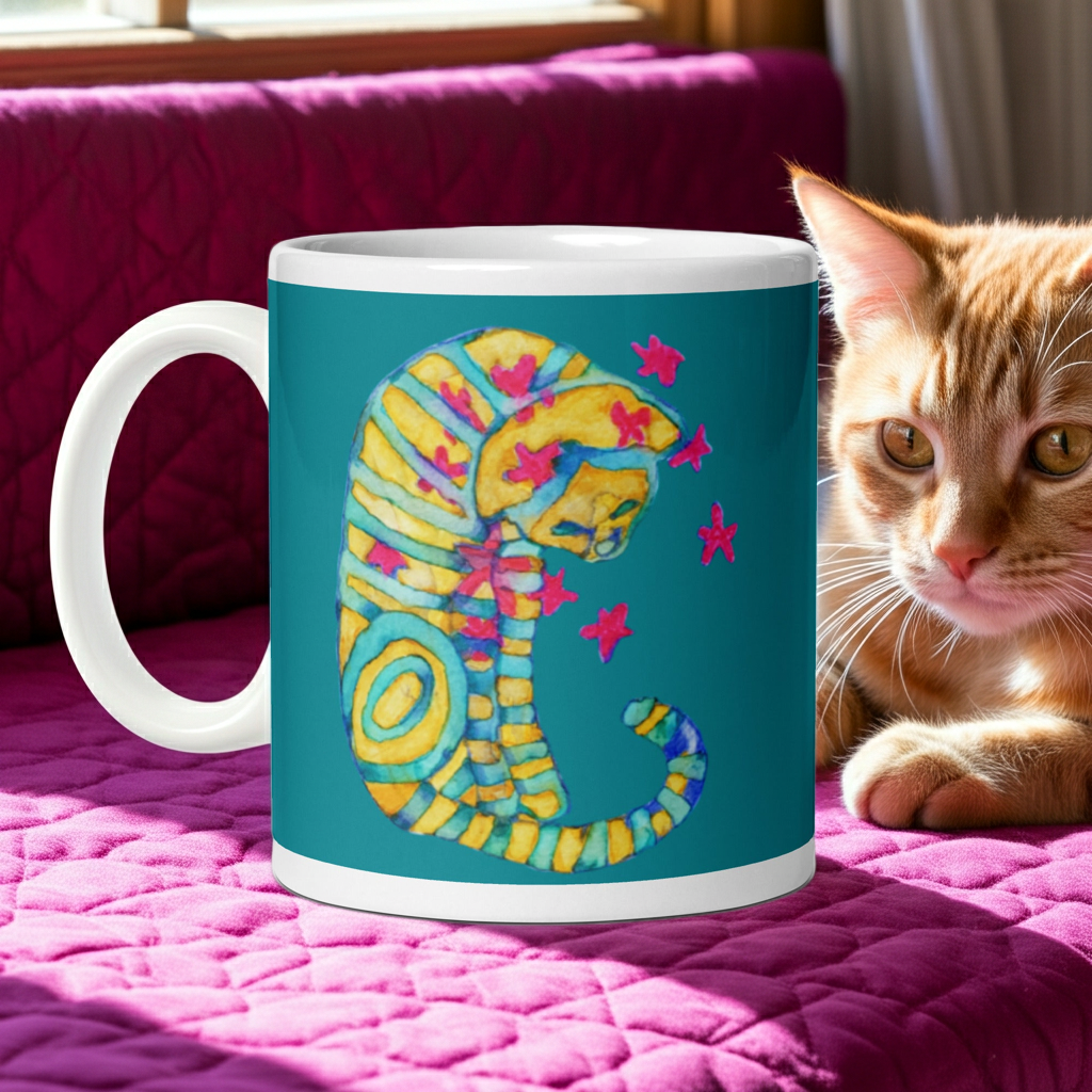 Dreamer Cat Mug