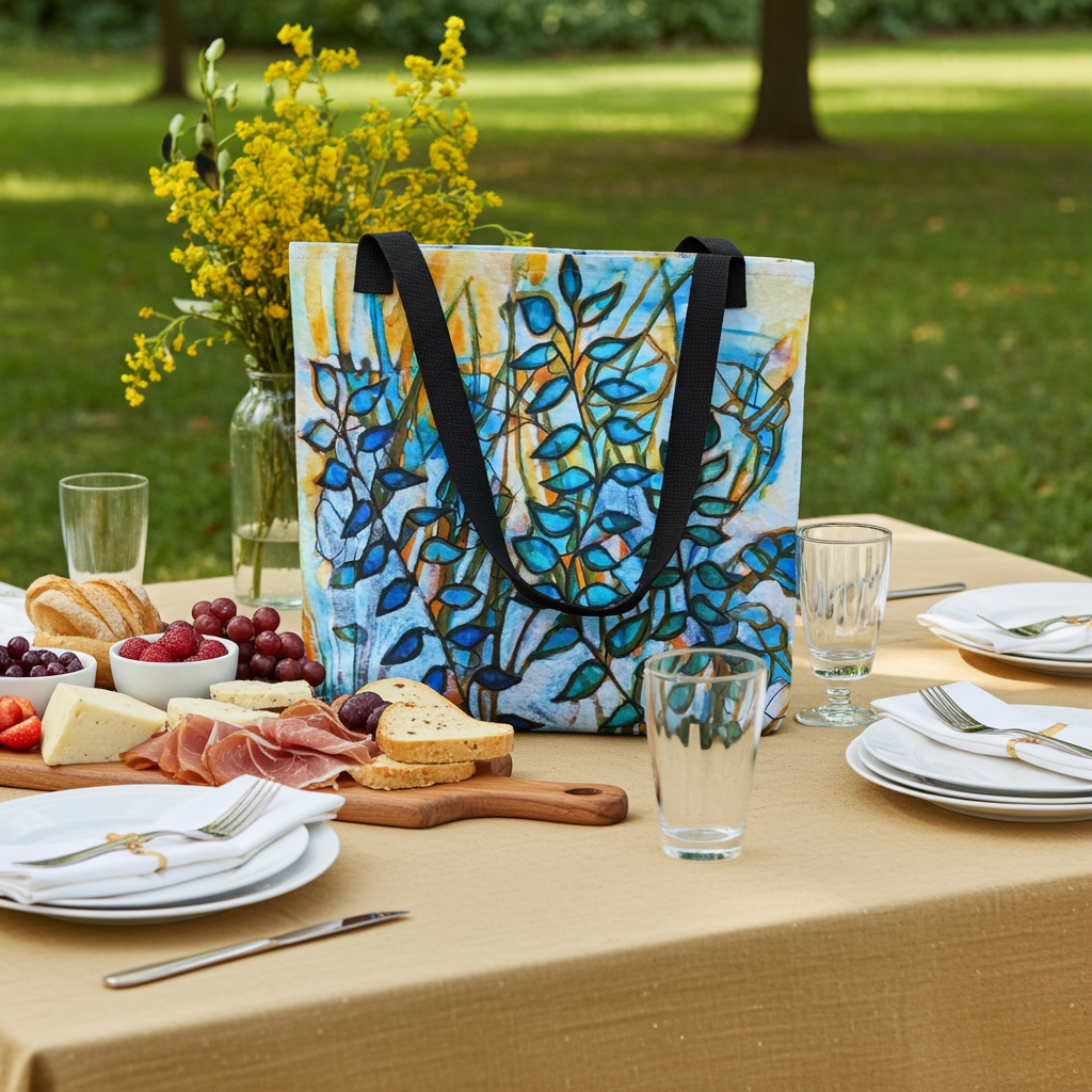 Sunset Leaves Tote bag