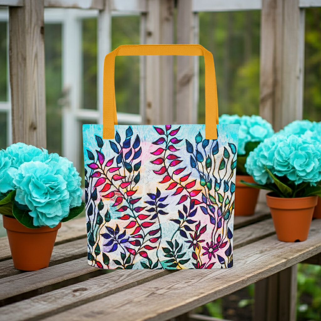 Flowering Leaves Tote bag
