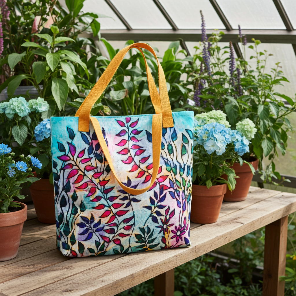 Flowering Leaves Tote bag