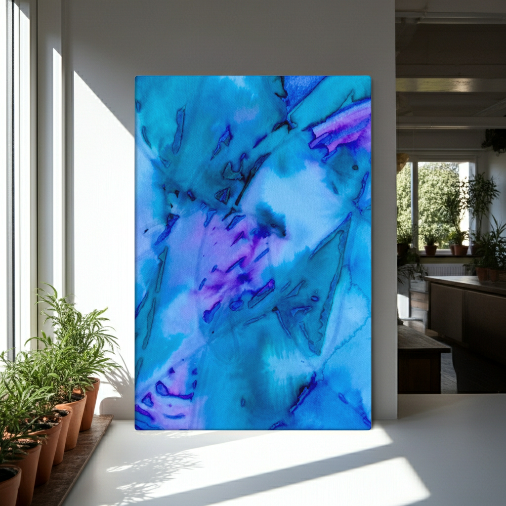 Show Stopper Abstract Canvas Print Unframed