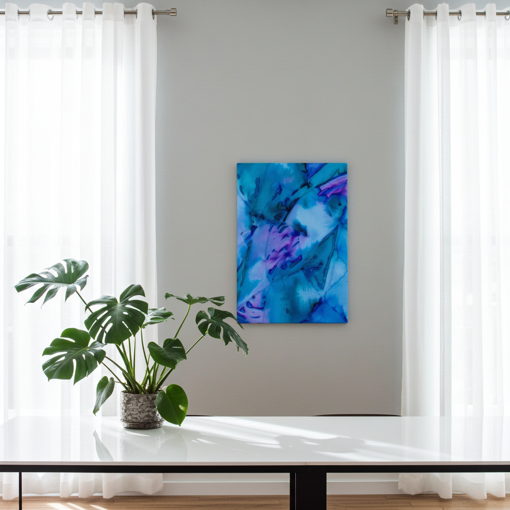 Show Stopper Abstract Canvas Print Unframed