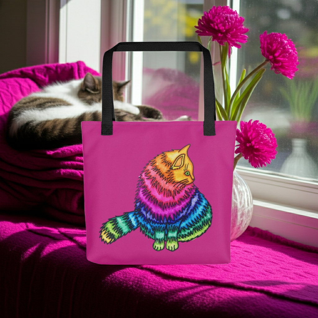 Rainbow Cat Tote bag