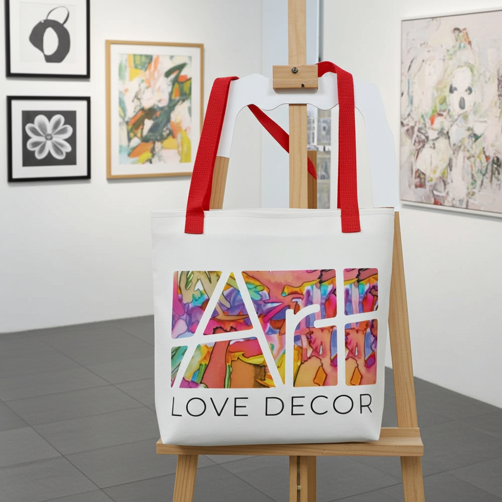 Art Love Decor Tote Bag
