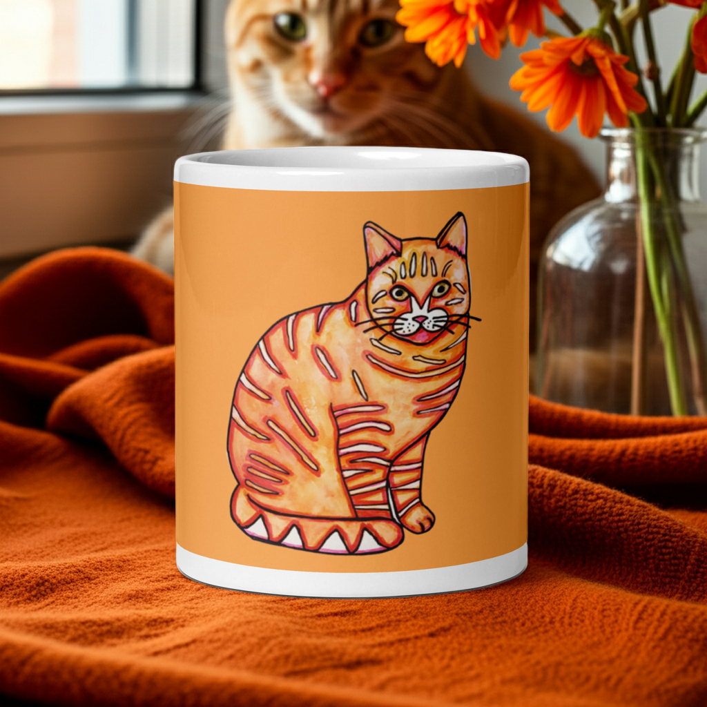 Orange Tabby Cat Mug
