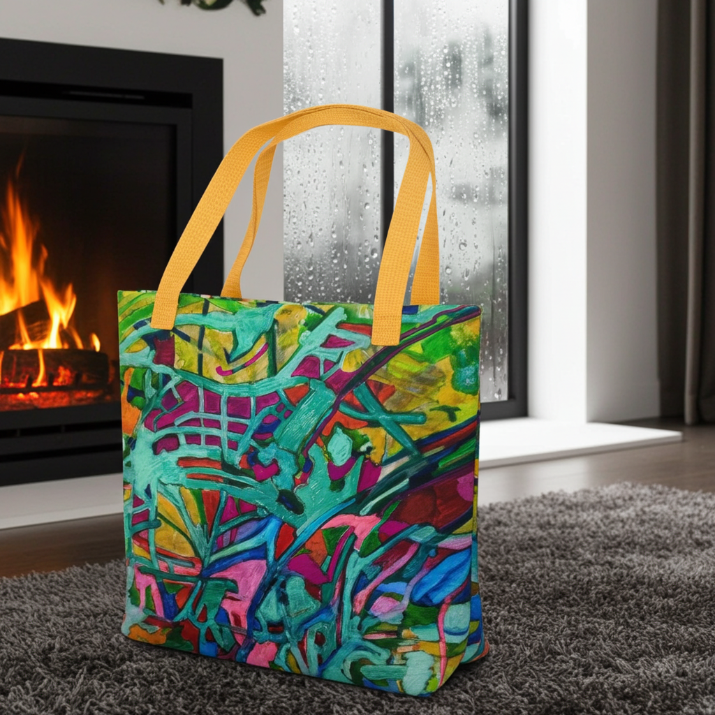 Overgrown Bridge Tote Bag