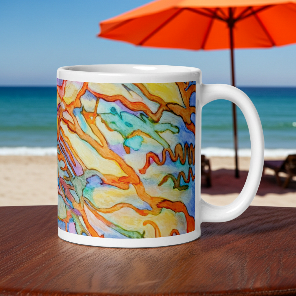 Coral Reef Abstract Mug
