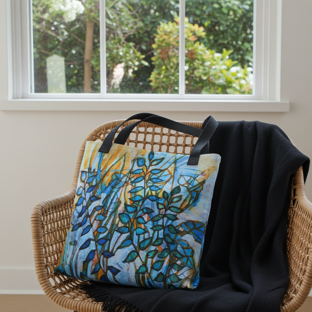 Sunset Leaves Tote bag