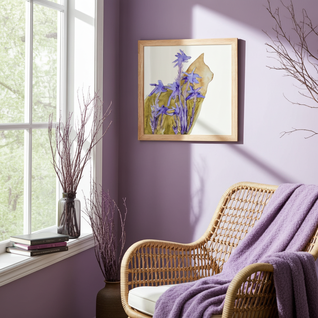 Cat Profile Framed Poster 12x12