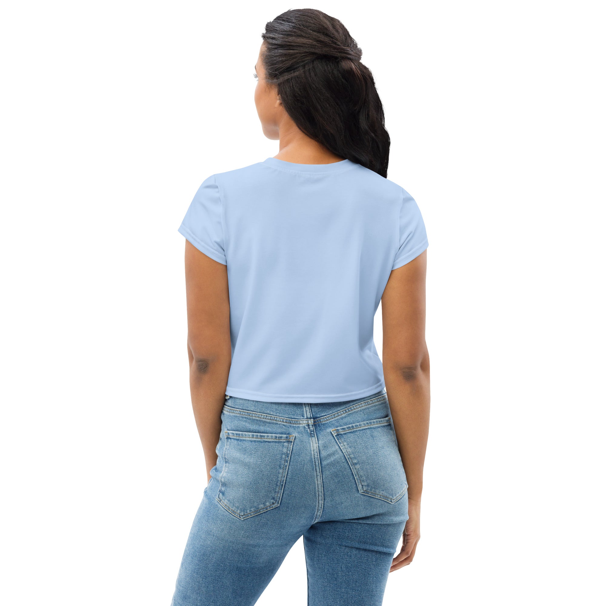 Cat Silhouette Crop T-Shirt