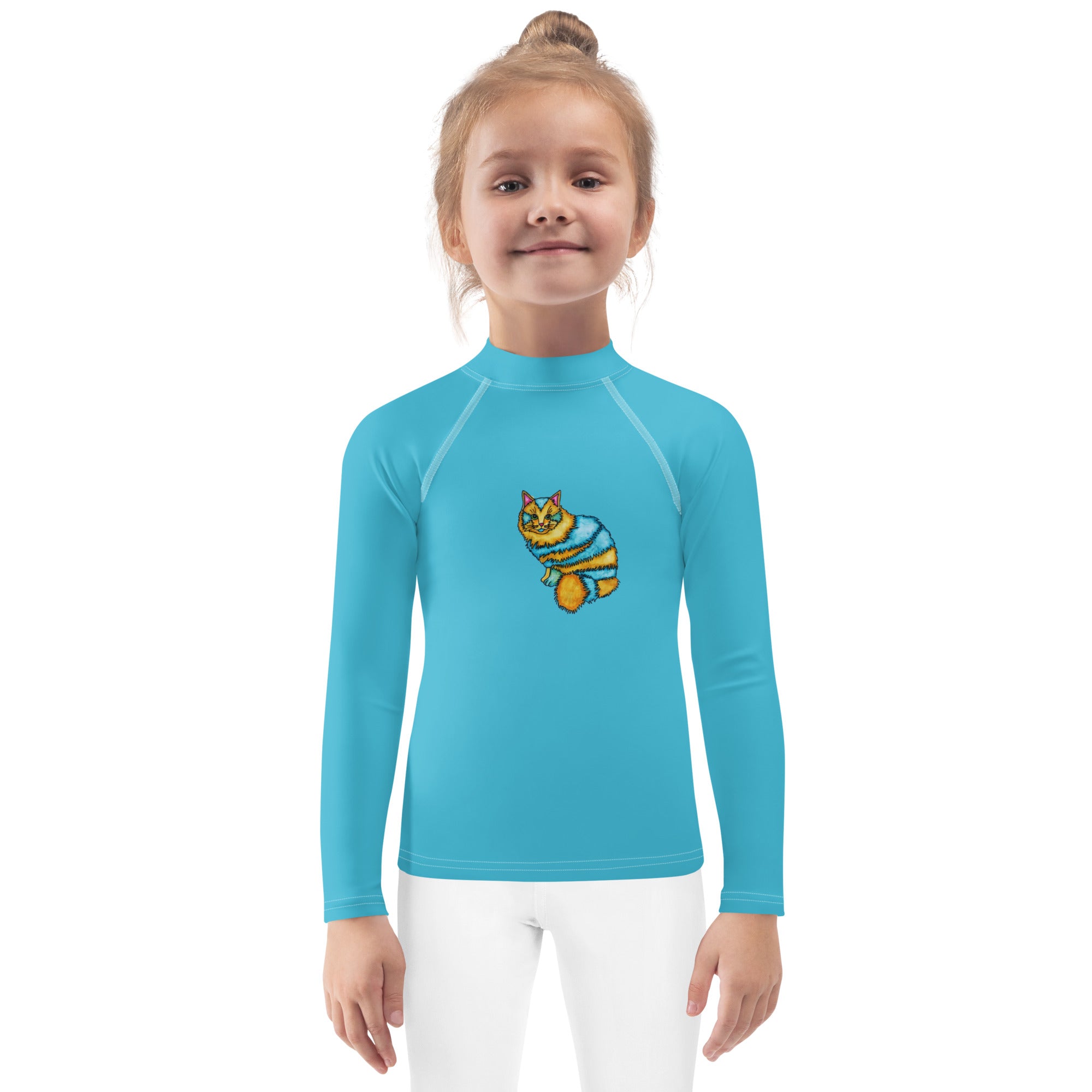 Two Tone Cat Kids Sun Shirt