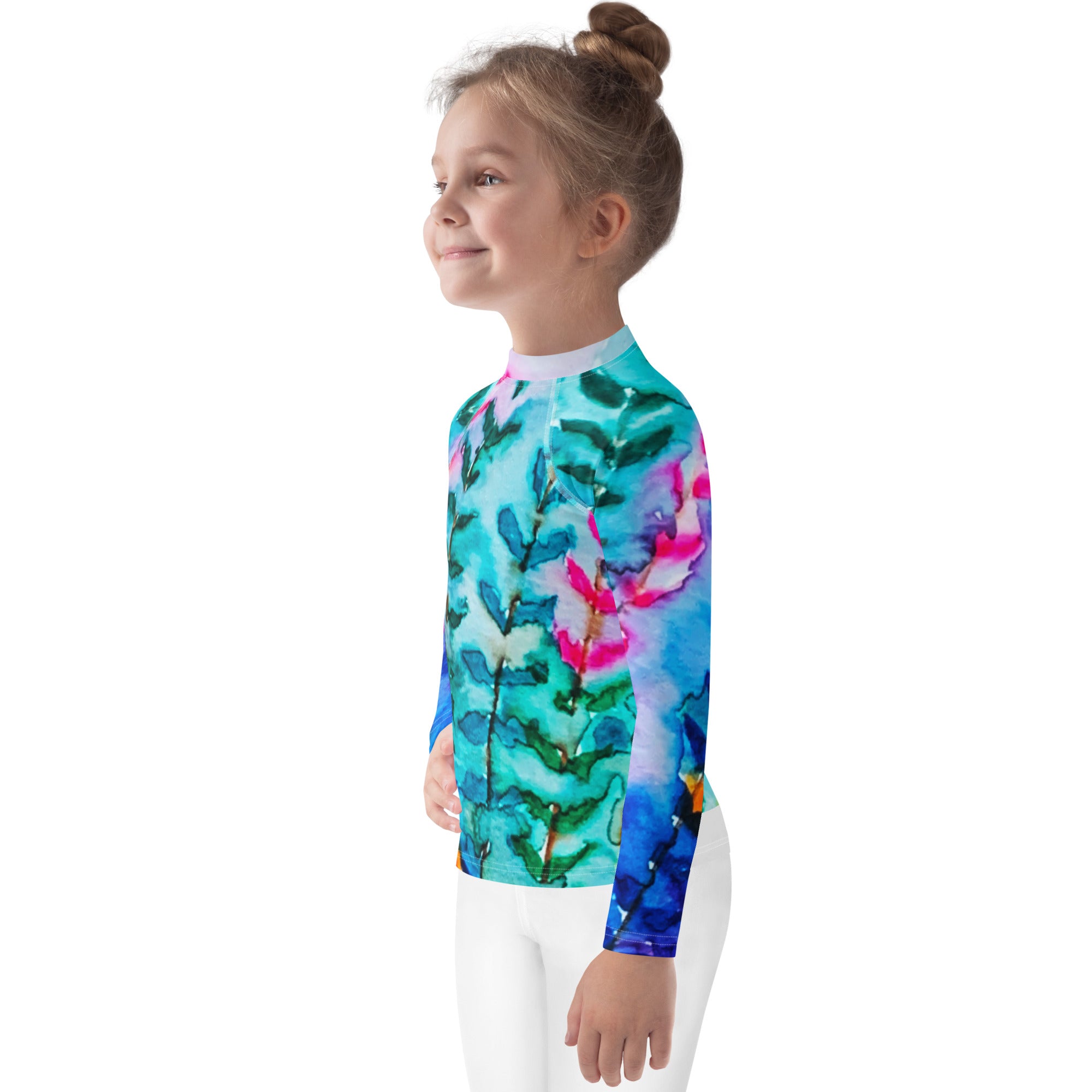 Rainbow Leaves Kids Sun Shirt