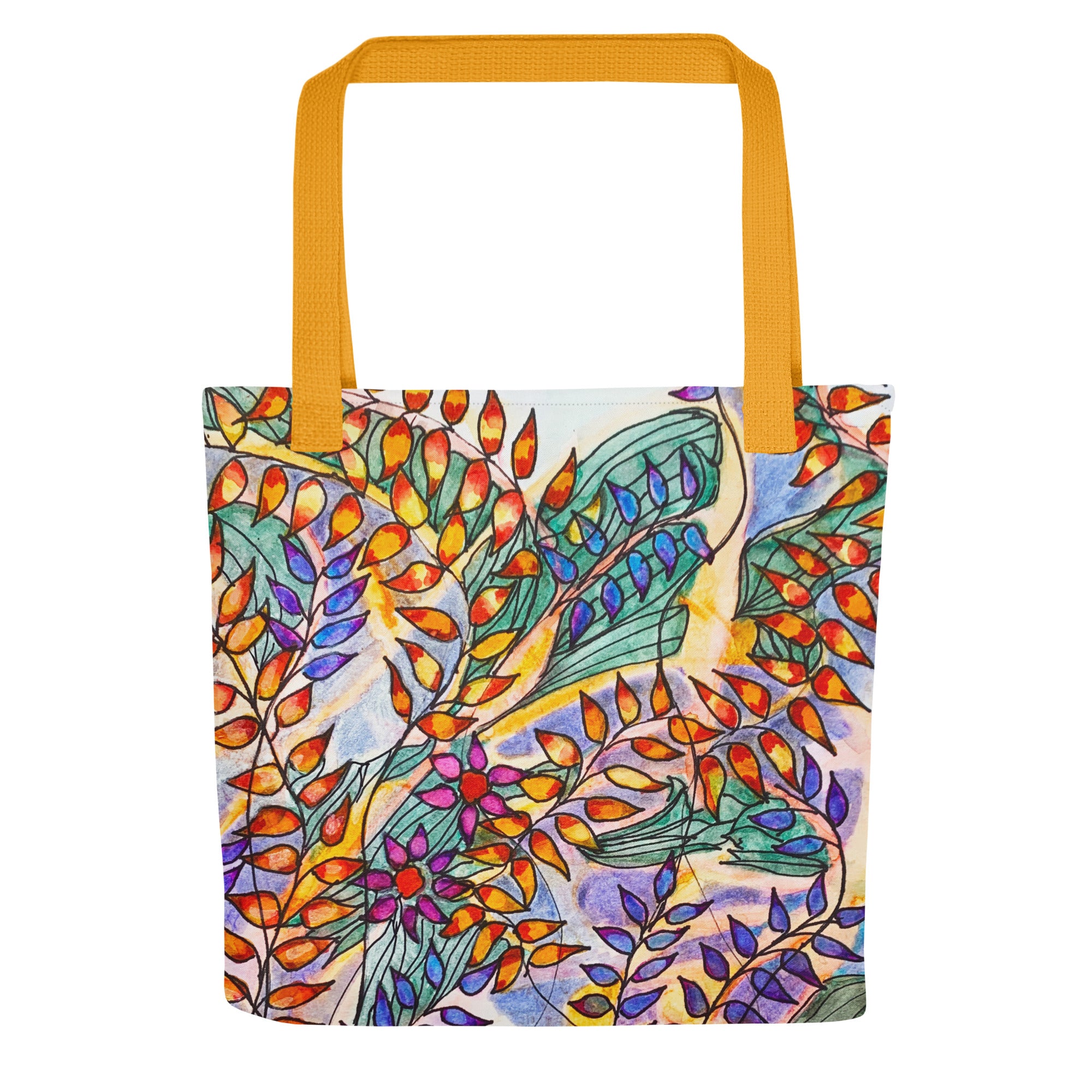Rust Leaves Tote bag