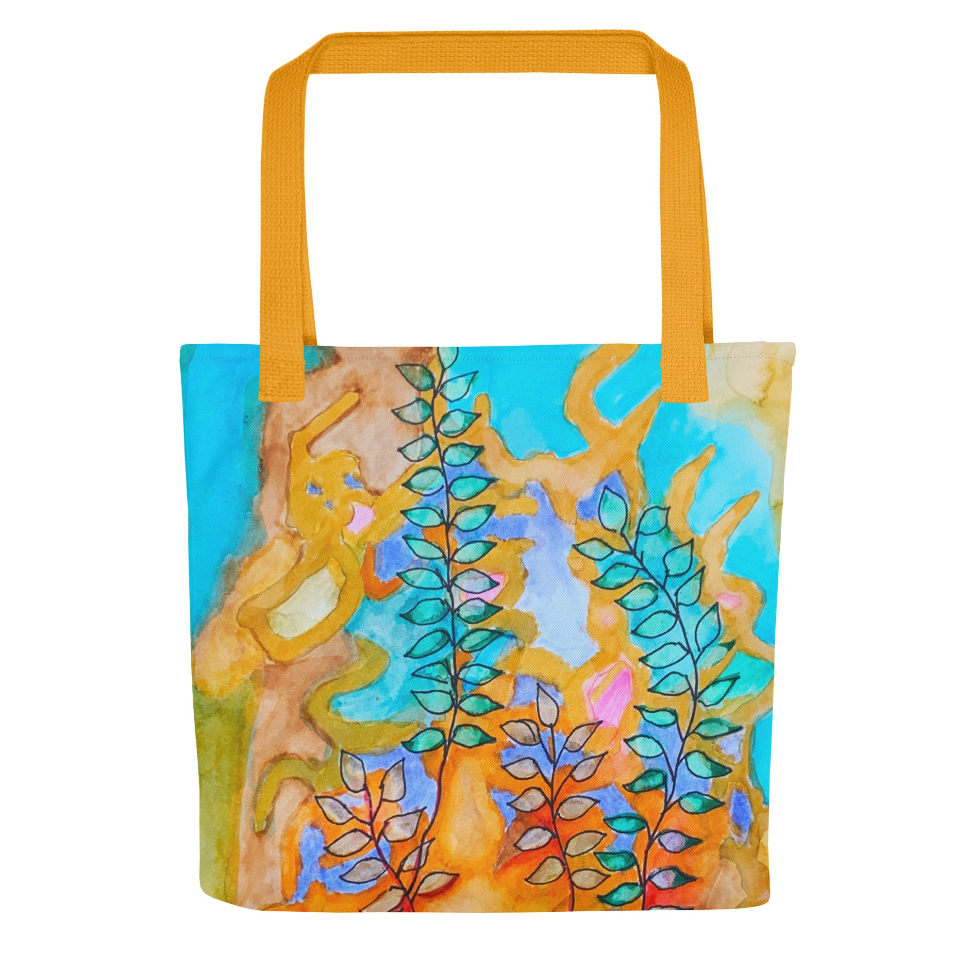 Fire Wind Leaves Tote bag