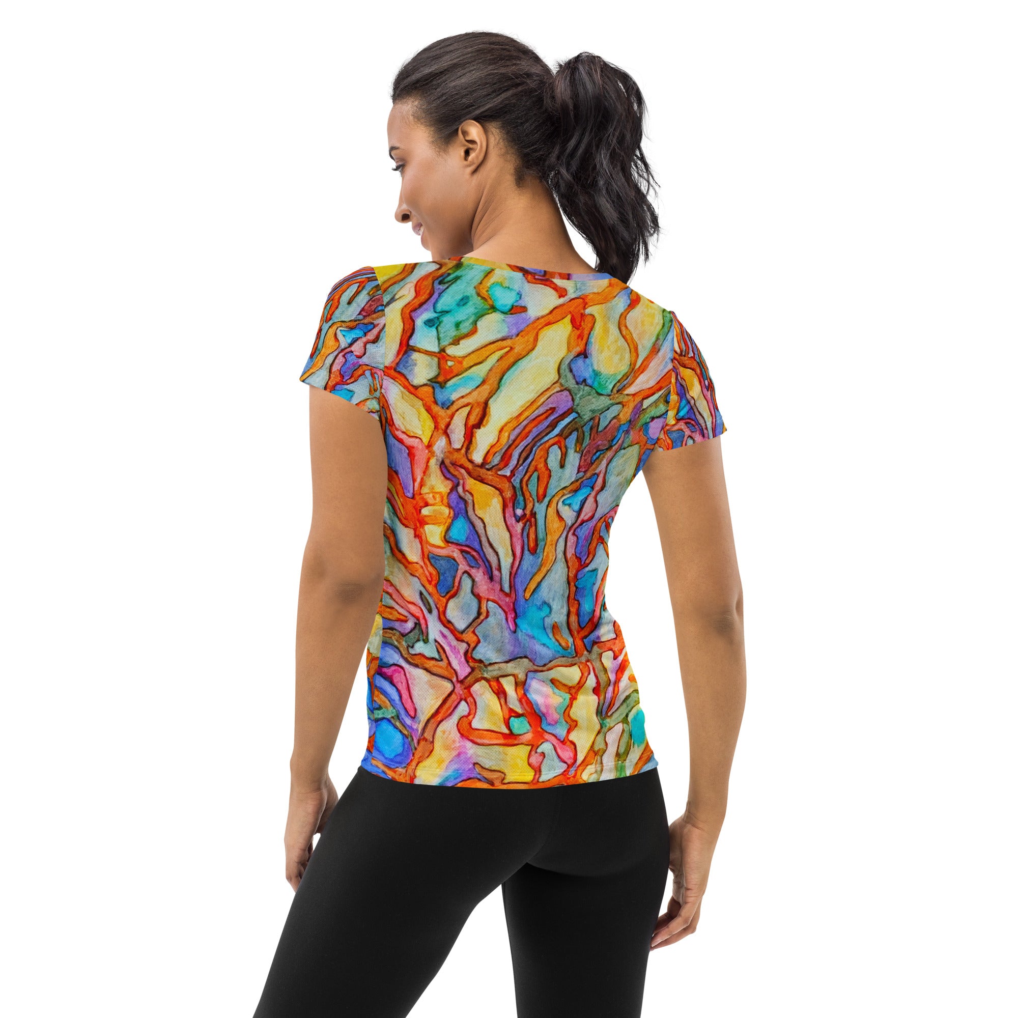 Coral Reef Women's Athletic T-shirt