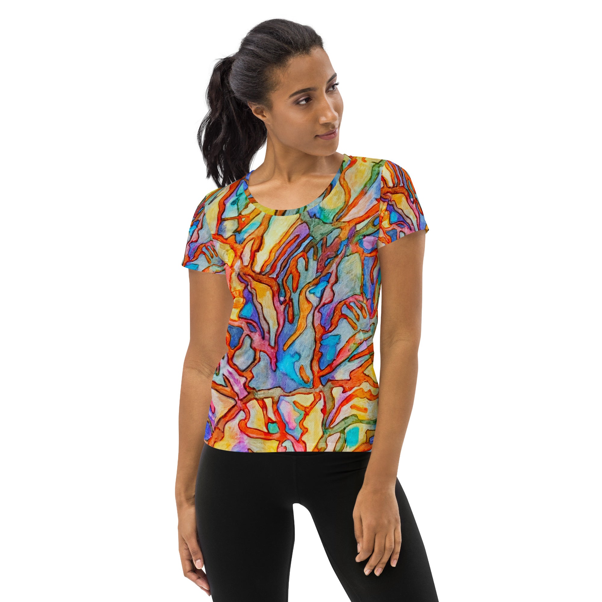 Coral Reef Women's Athletic T-shirt