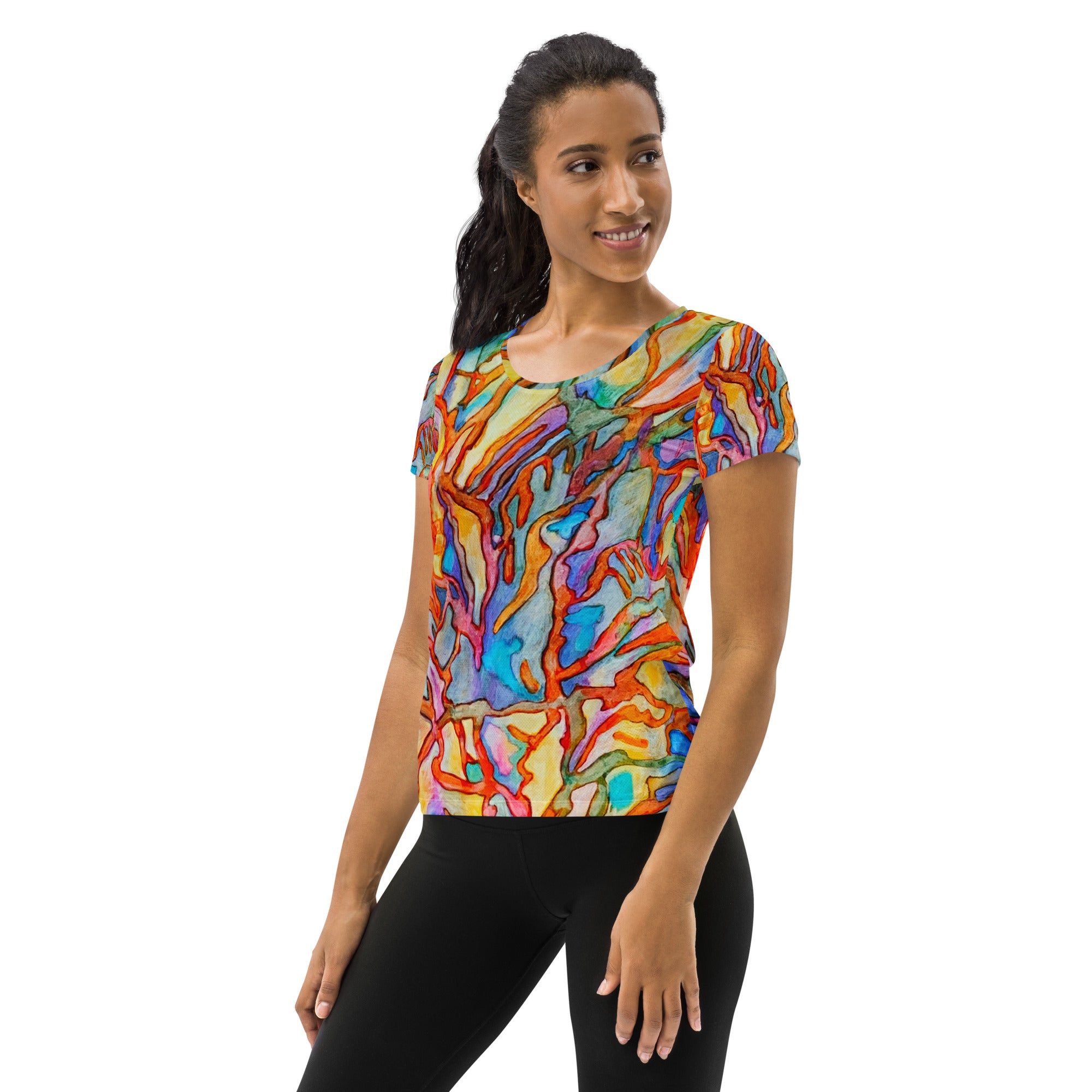 Coral Reef Women's Athletic T-shirt
