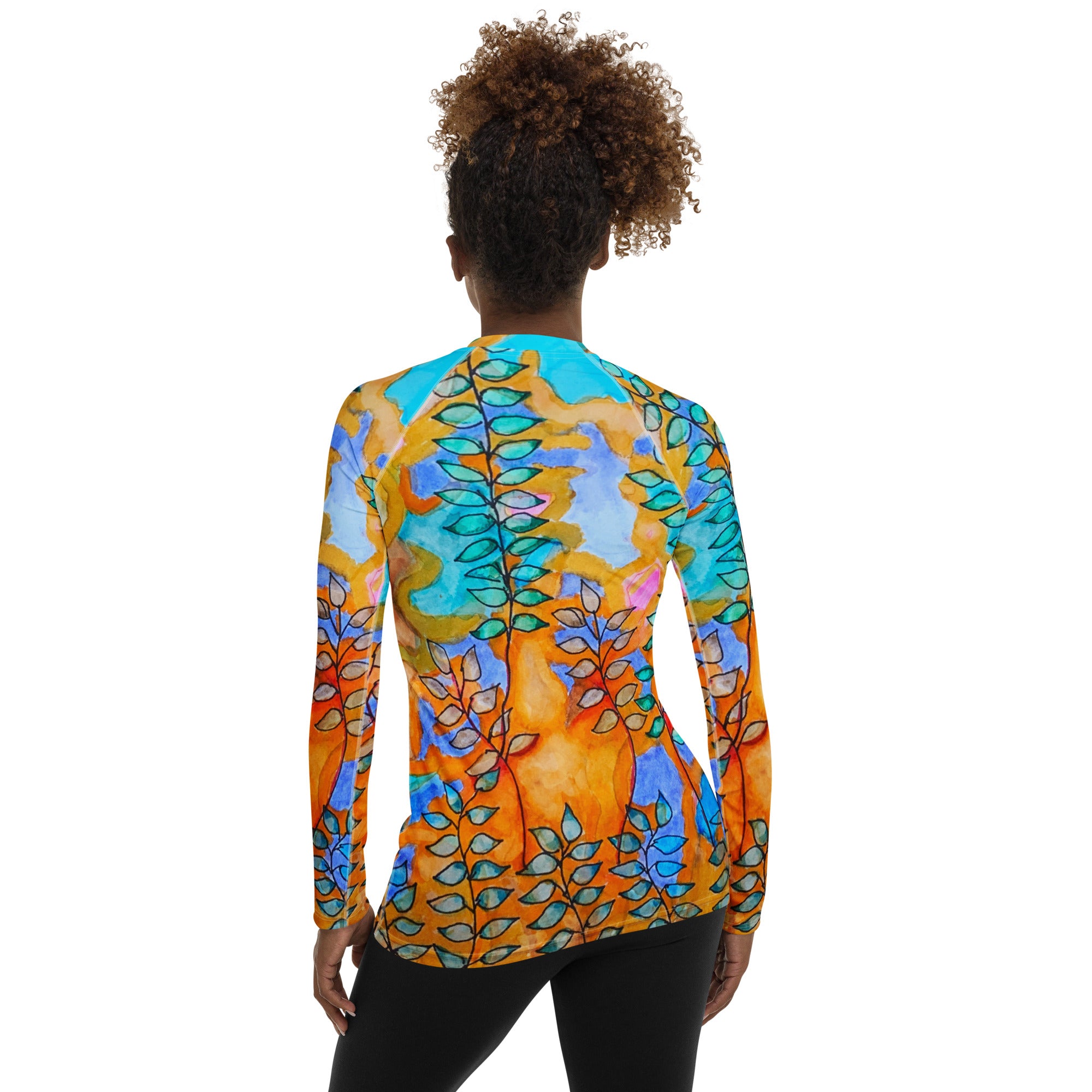 Fire Wind Leaves Women's Sun Shirt