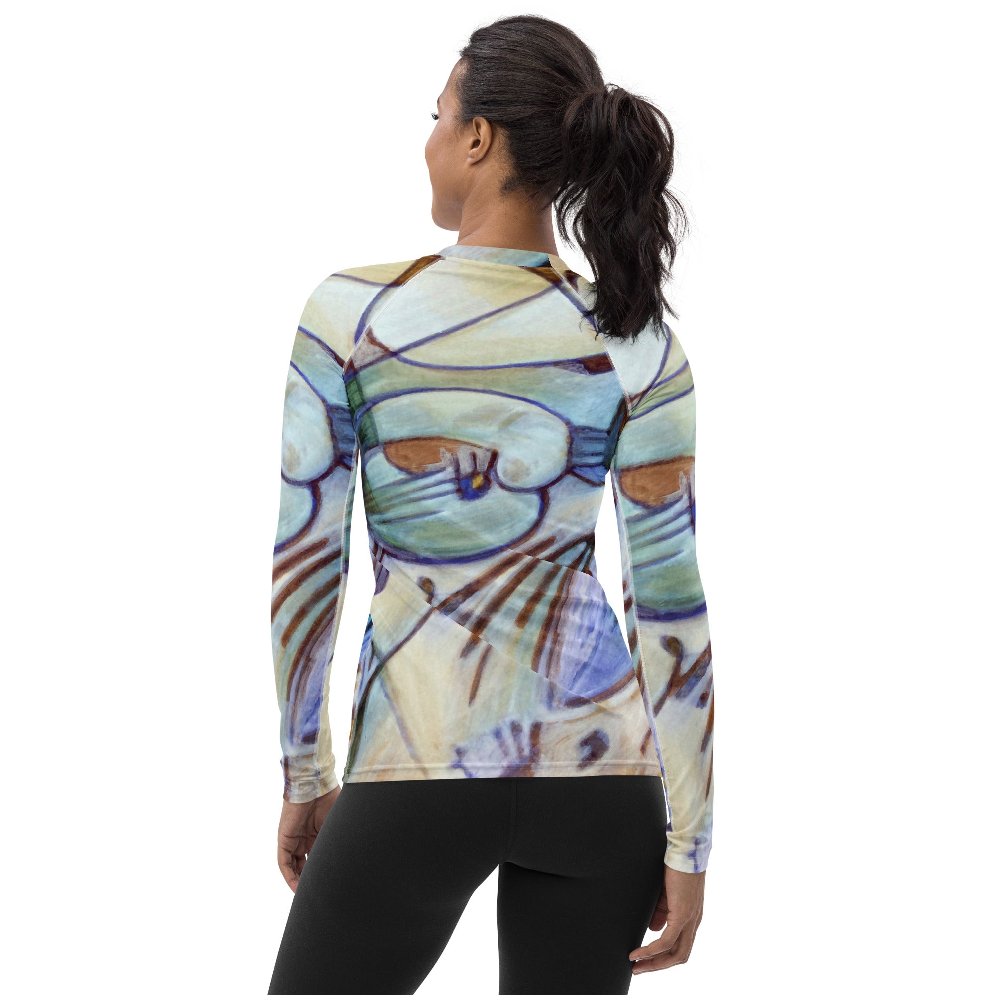 Warm Slowly Abstract Women's Sun Shirt