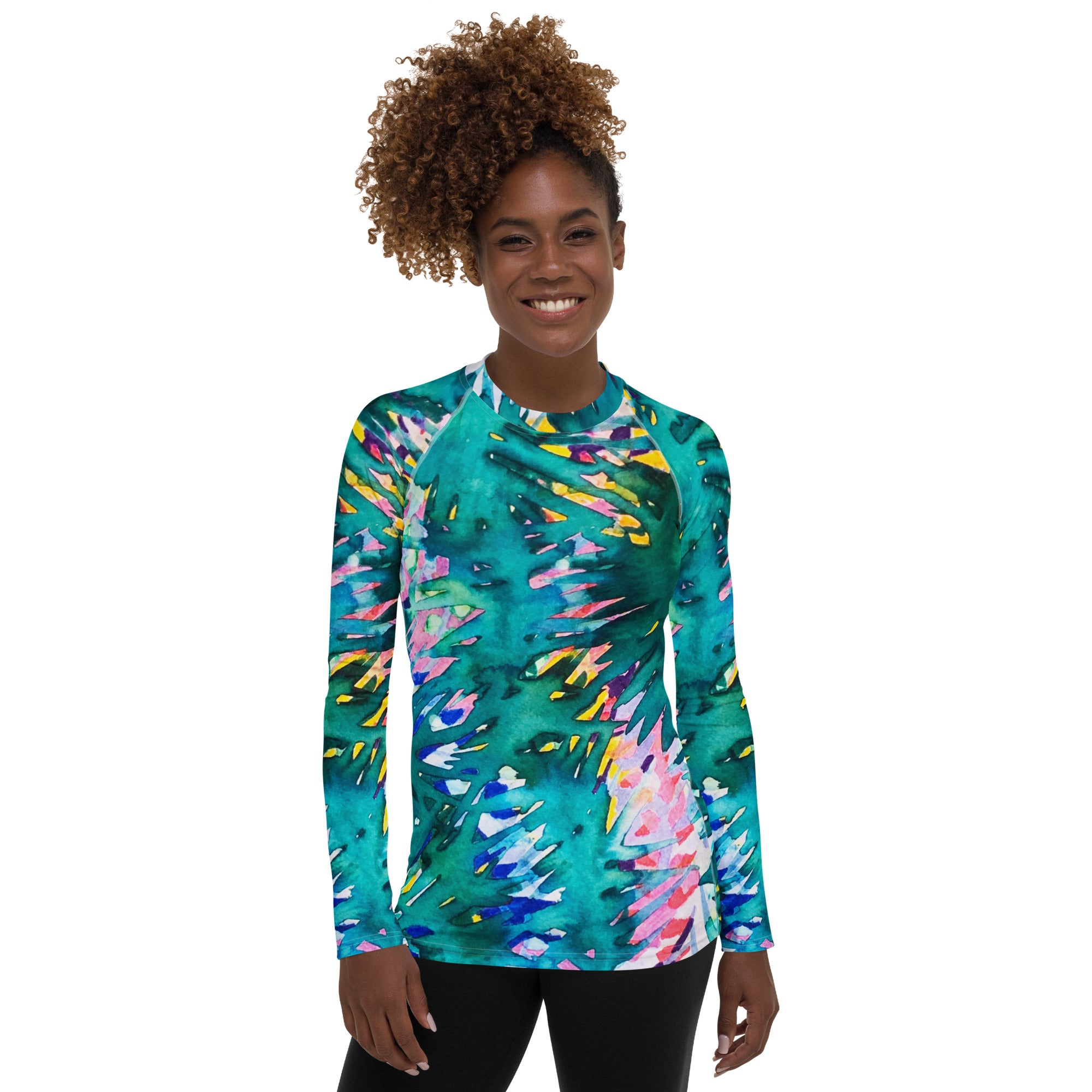 Looking Glass Leaves Women's Sun Shirt