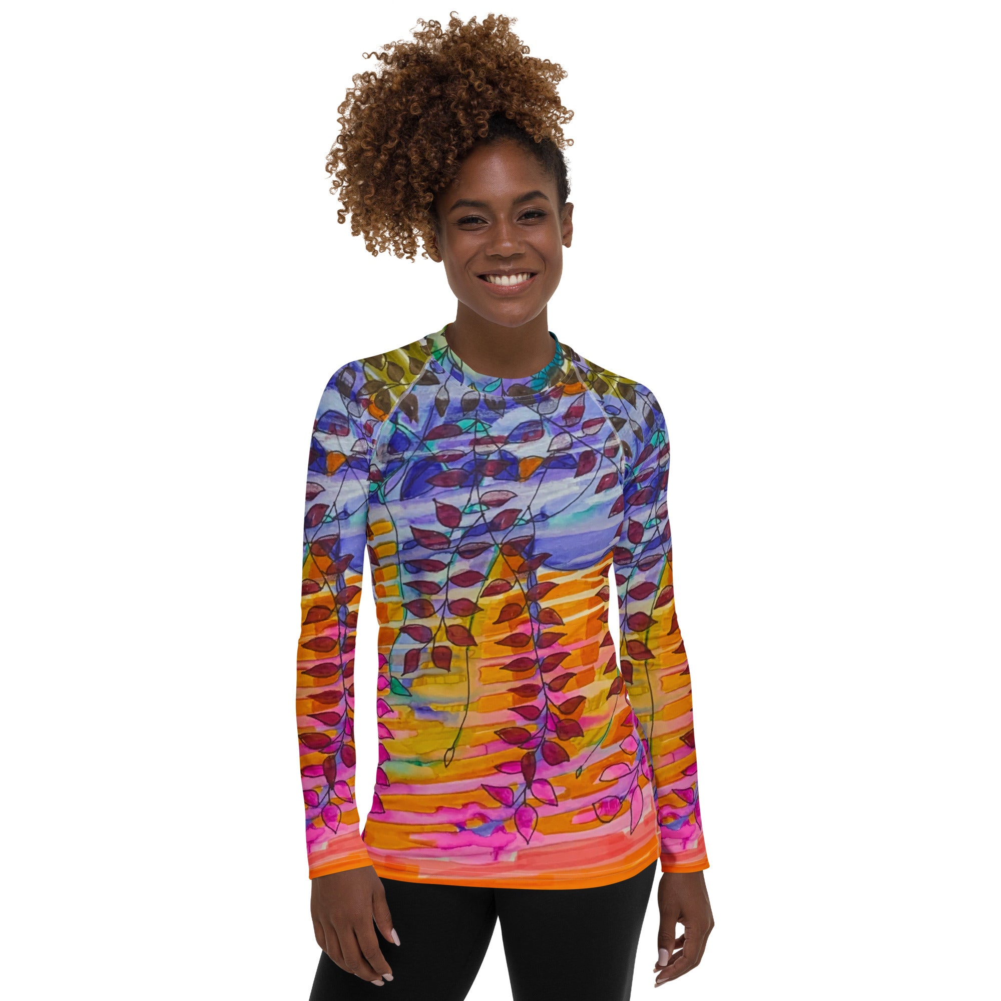 Freeway Leaves Women's Sun Shirt