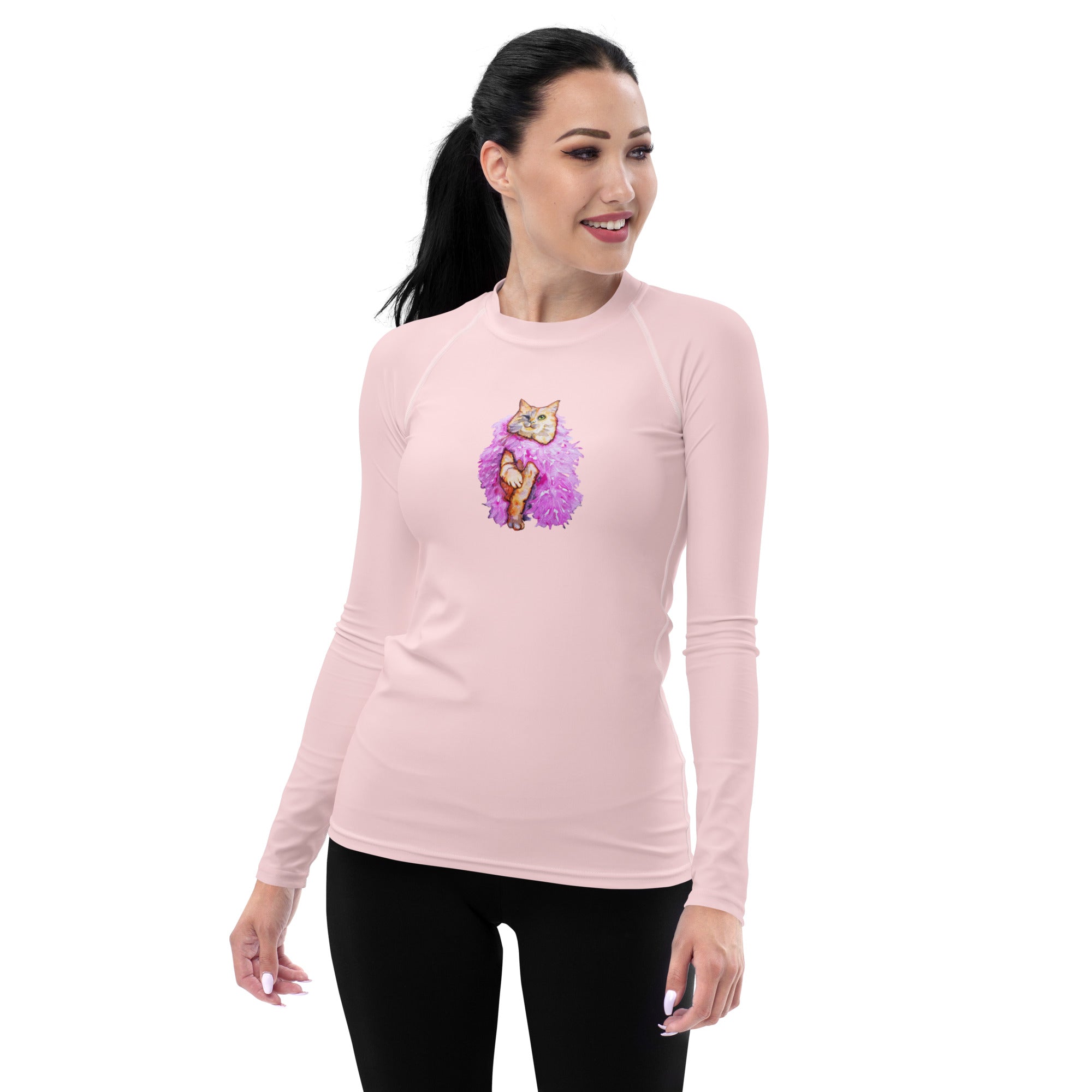 Boa Wink Cat Women's Sun Shirt