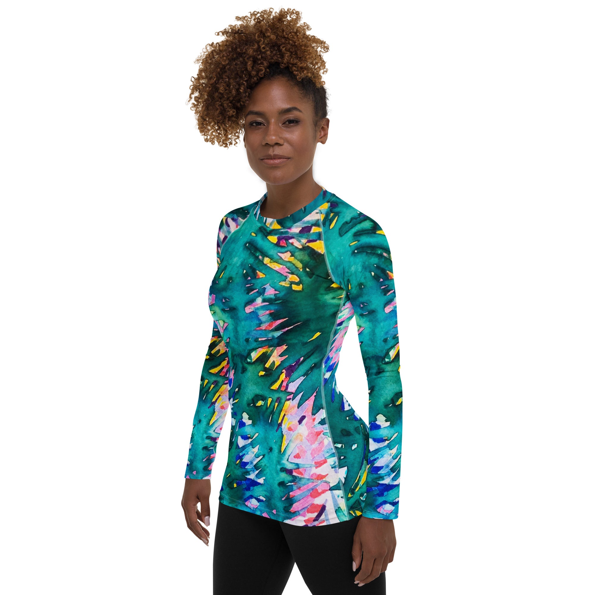 Looking Glass Leaves Women's Sun Shirt