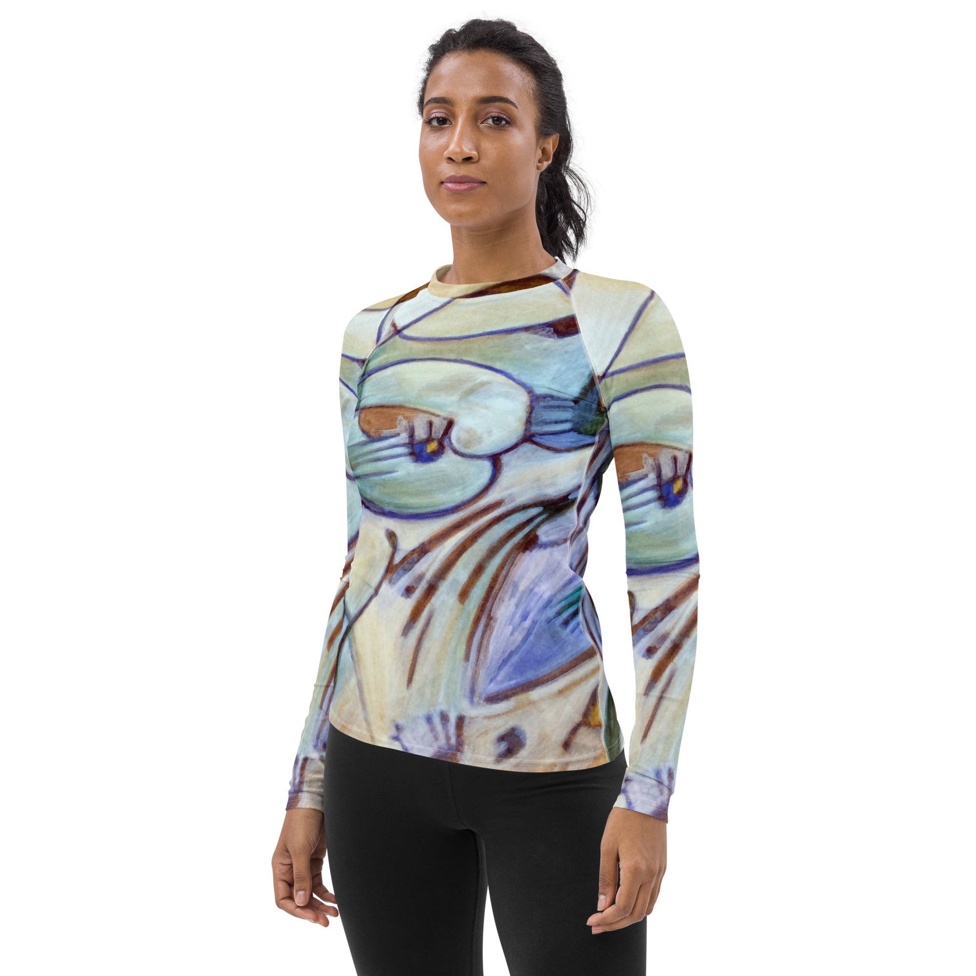 Warm Slowly Abstract Women's Sun Shirt