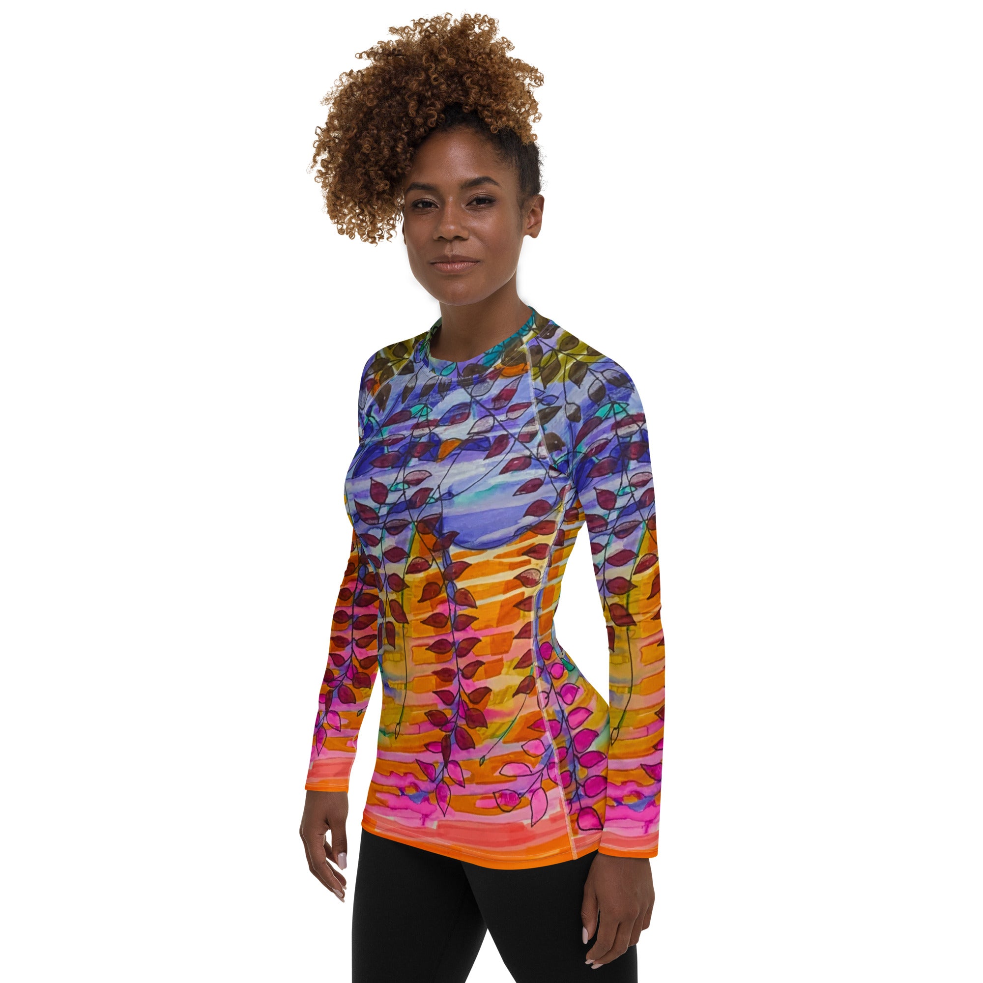 Freeway Leaves Women's Sun Shirt