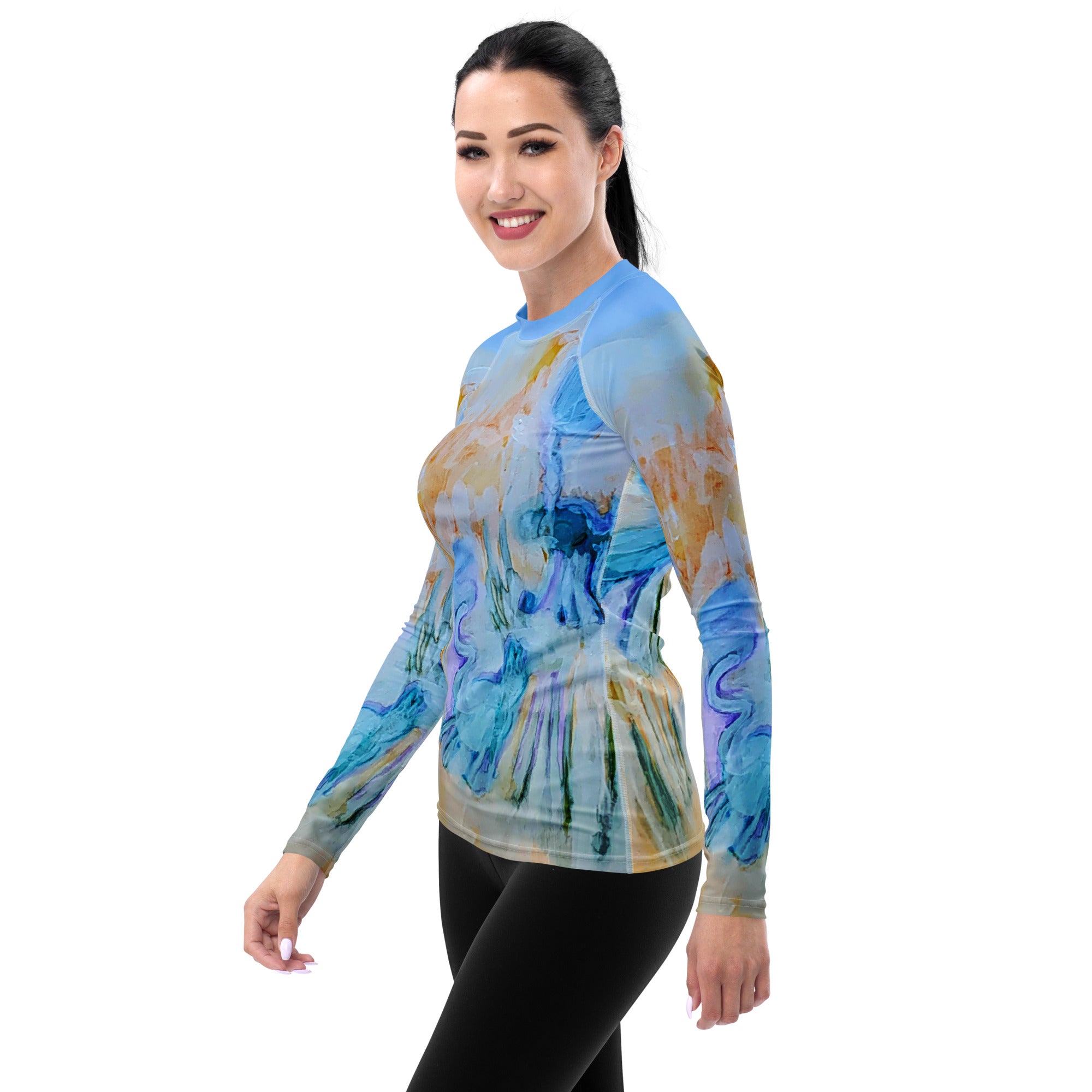 Softly Abstract Women's Sun Shirt