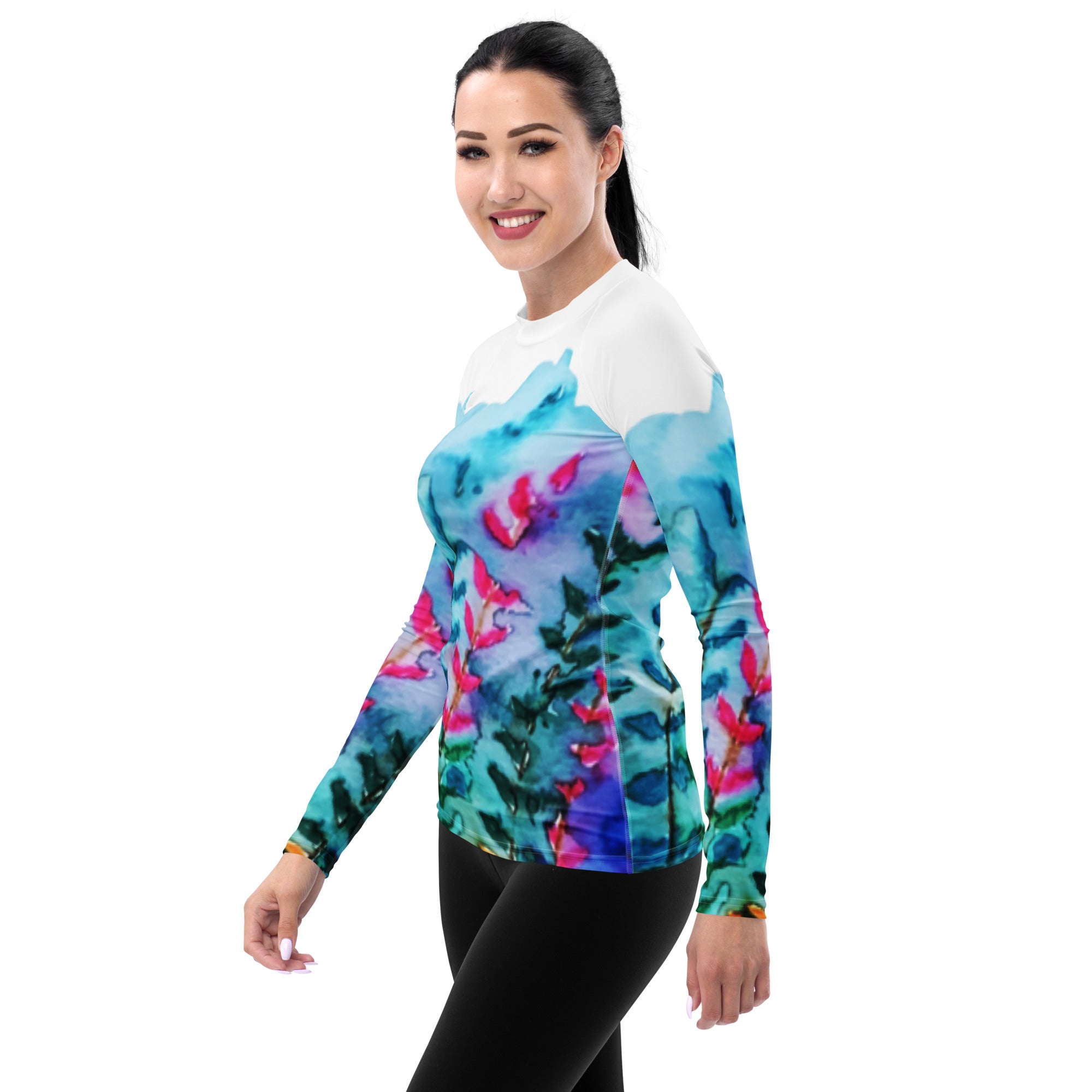 Rainbow Leaves Women's Sun Shirt