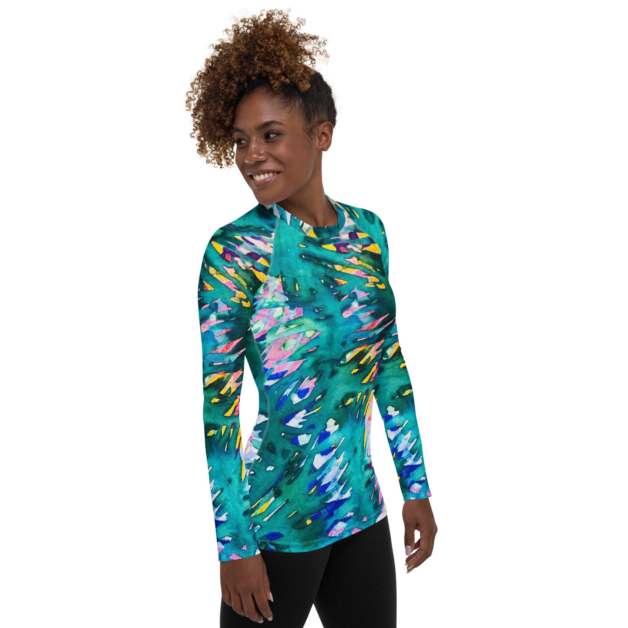 Looking Glass Leaves Women's Sun Shirt