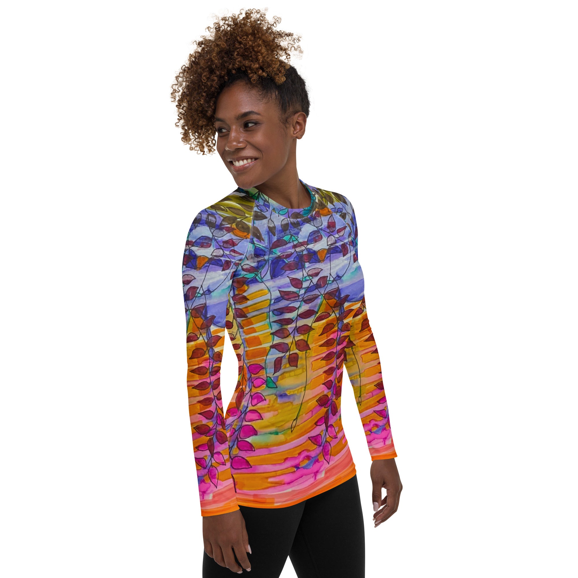 Freeway Leaves Women's Sun Shirt