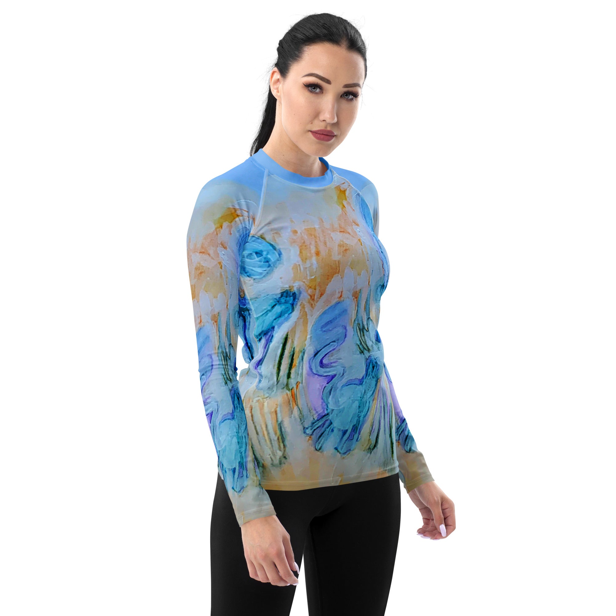 Softly Abstract Women's Sun Shirt