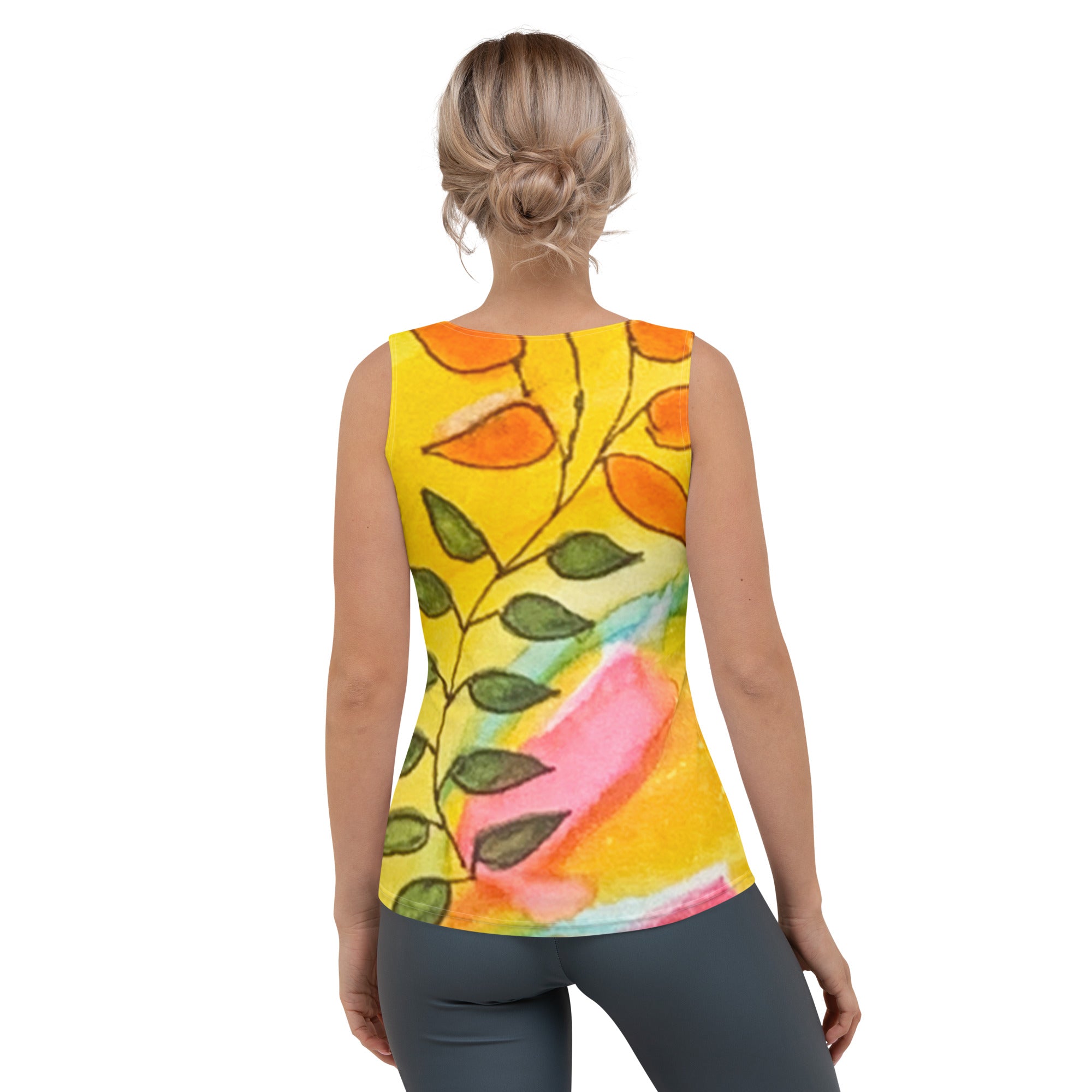 Sunny Day Abstract Tank Top