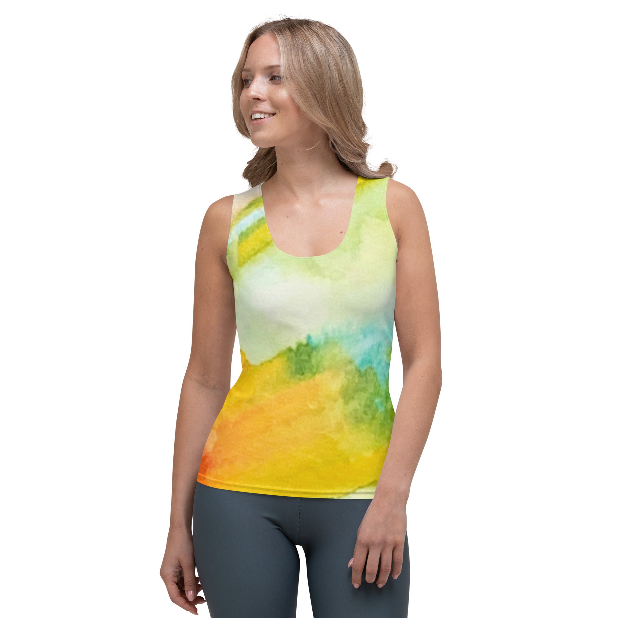 Sunny Day Abstract Tank Top