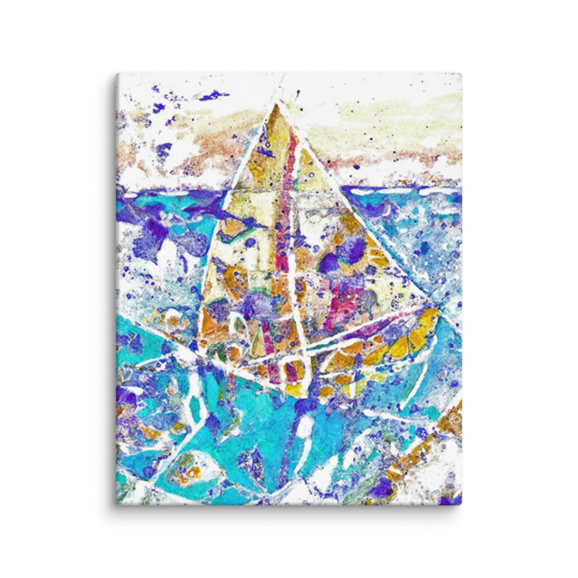 Sailing Canvas Print Unframed