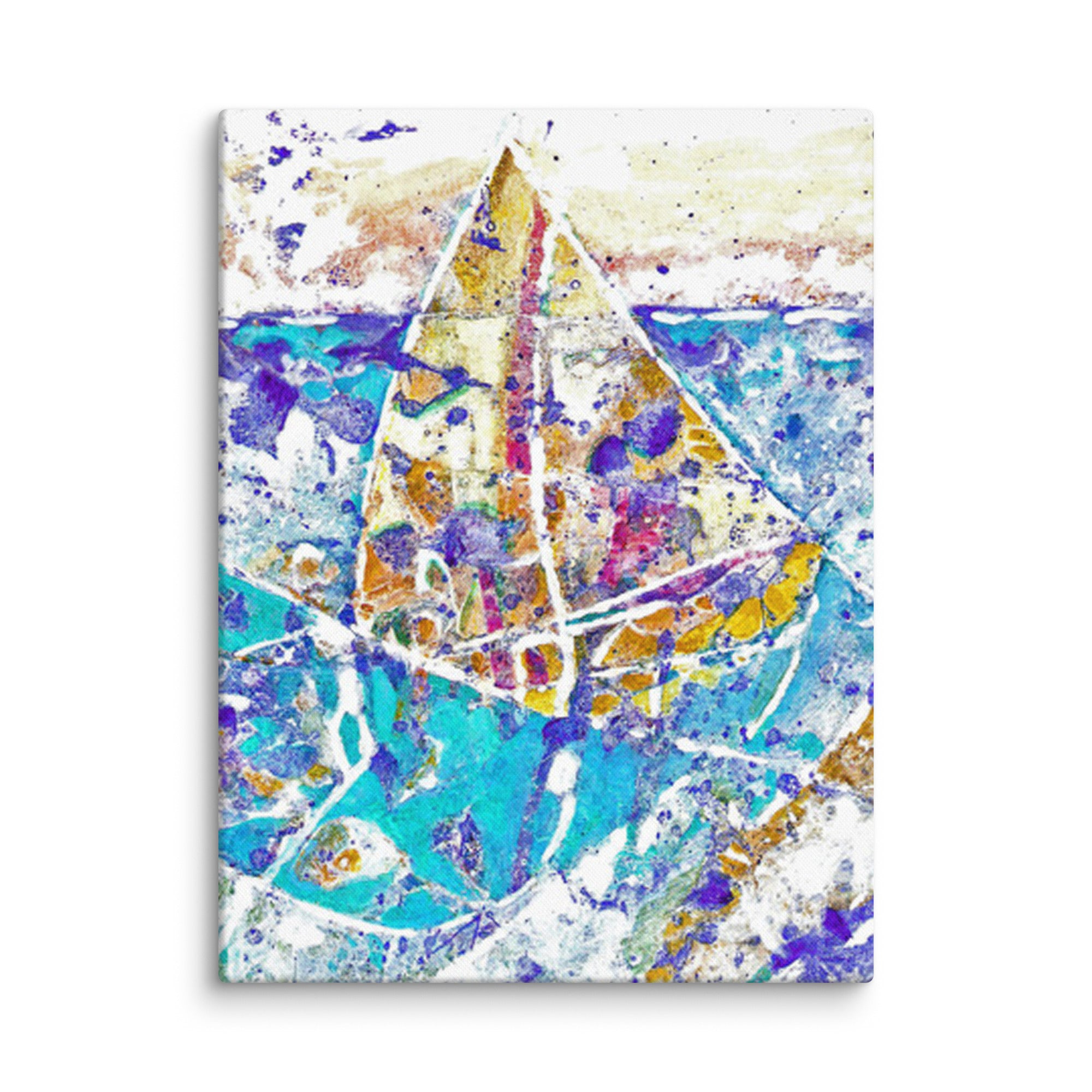 Sailing Canvas Print Unframed