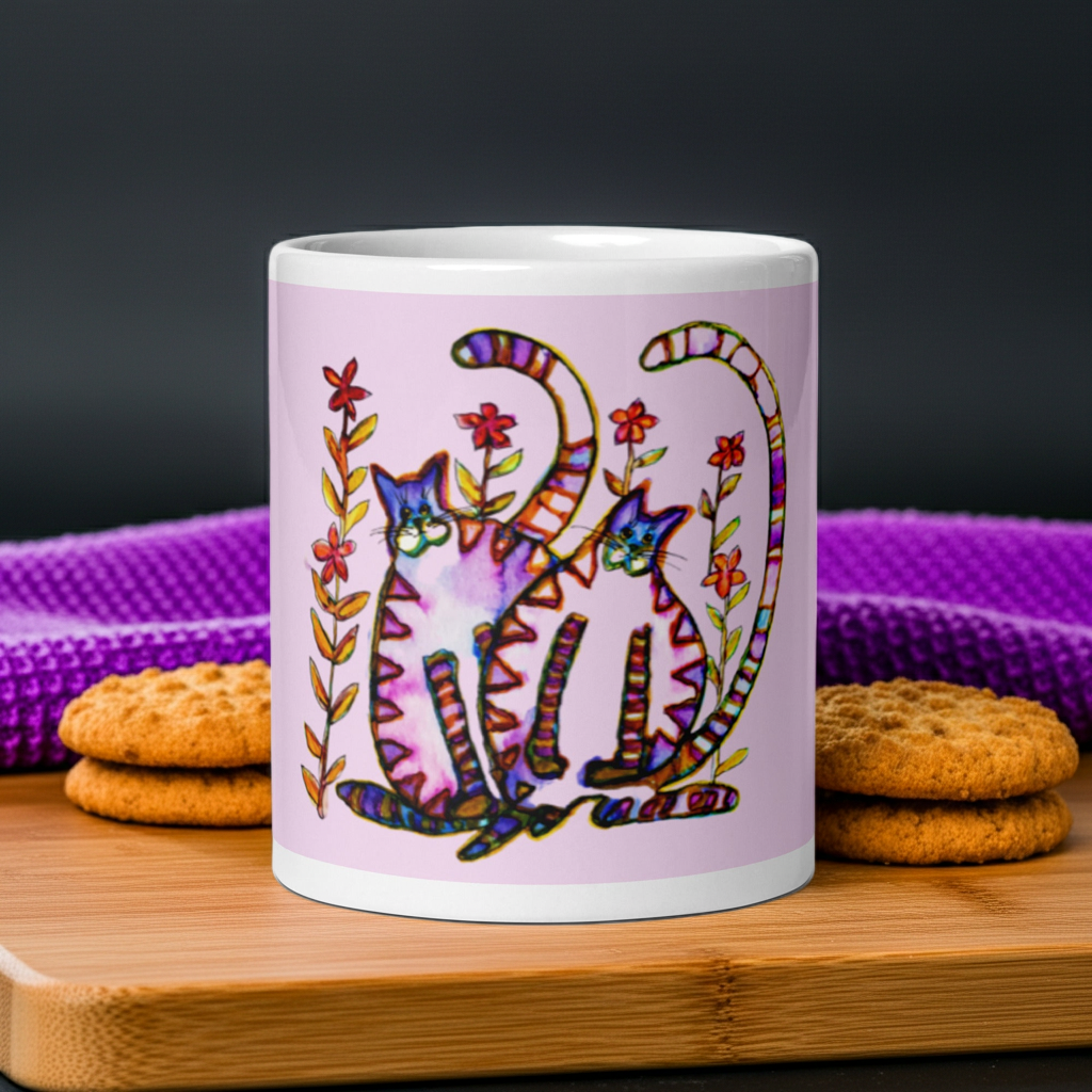 Two Cats Mug