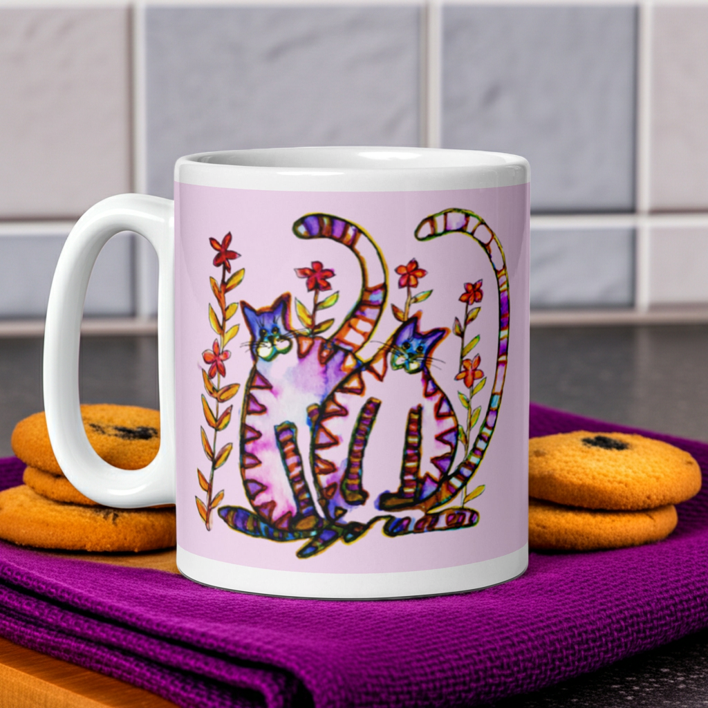 Two Cats Mug