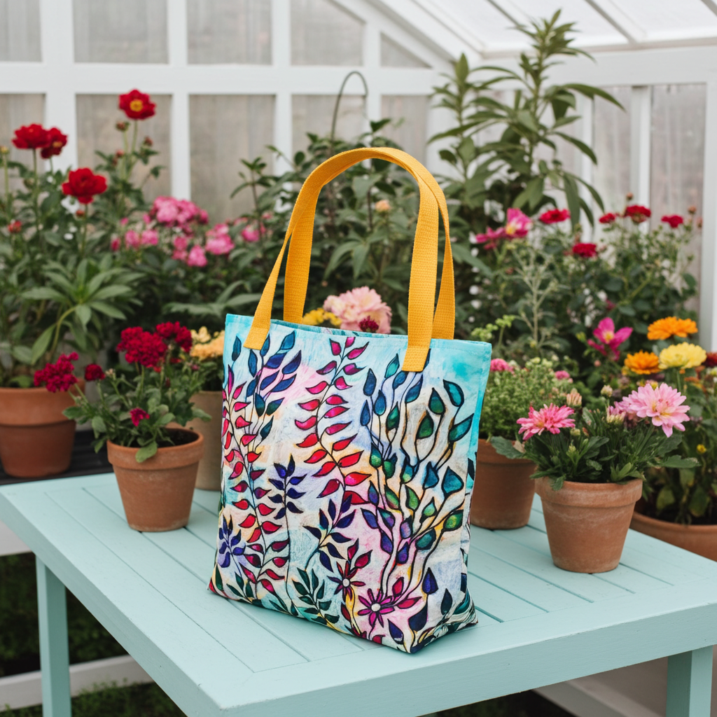 Flowering Leaves Tote bag