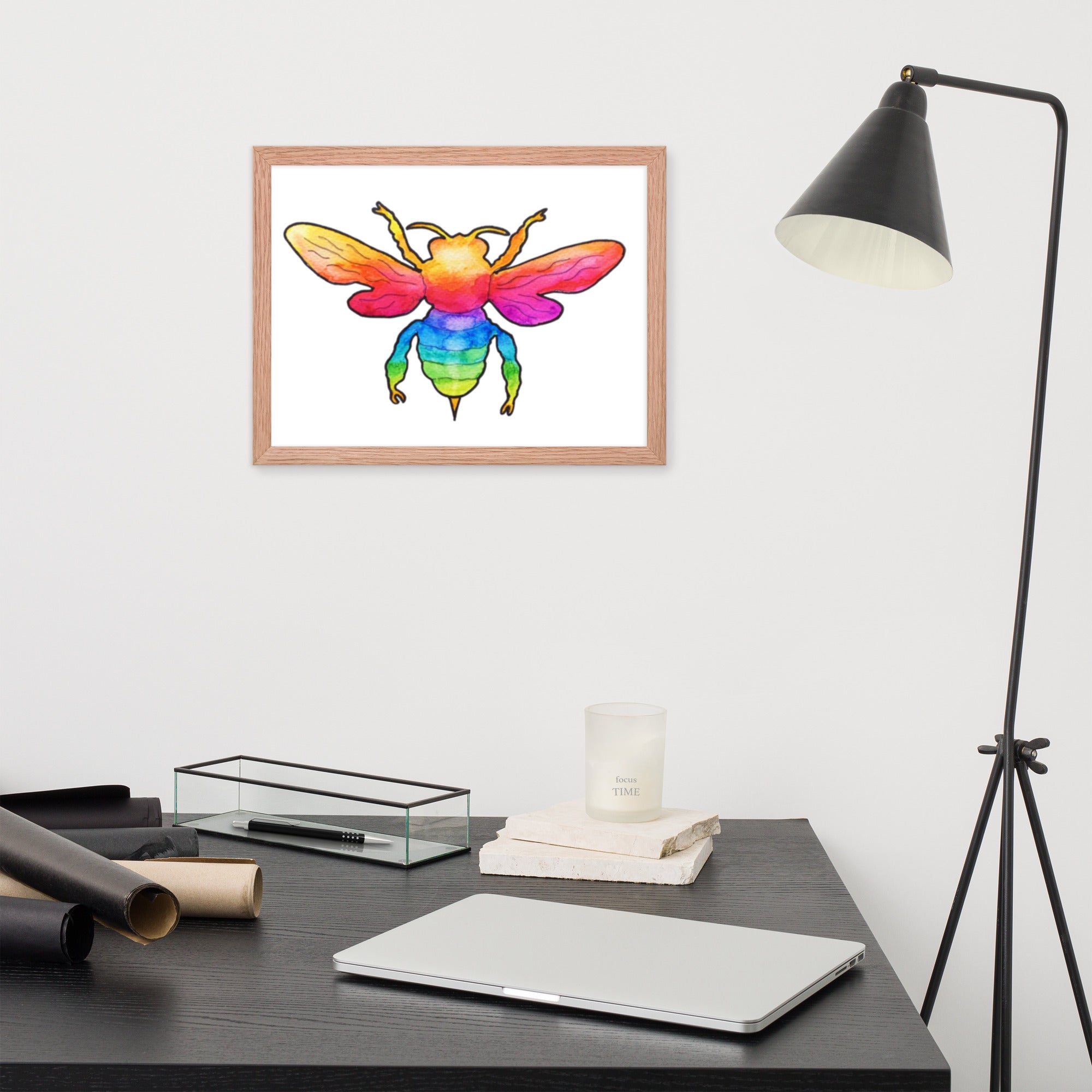 Bee Framed poster - Art Love Decor