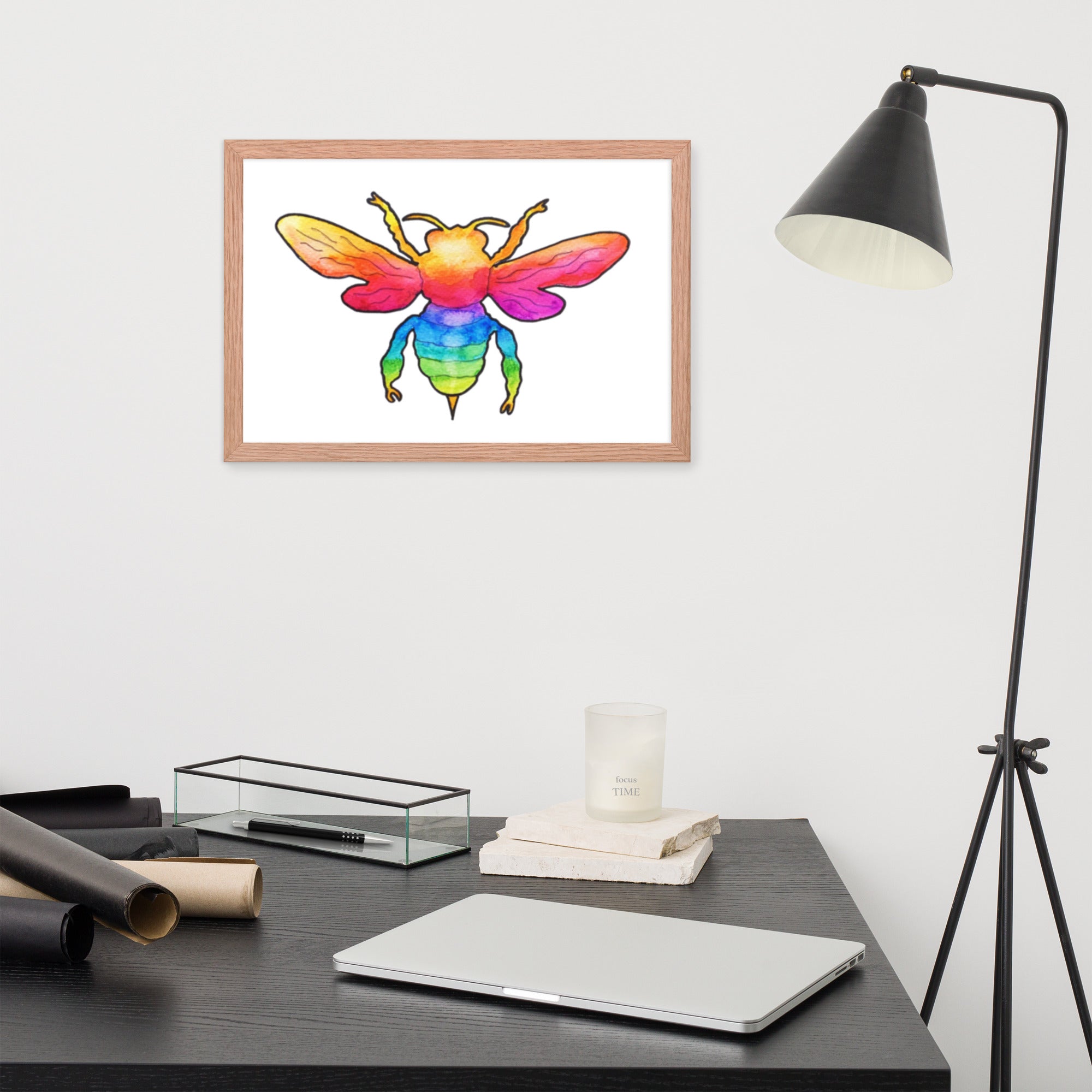 Bee Framed poster - Art Love Decor
