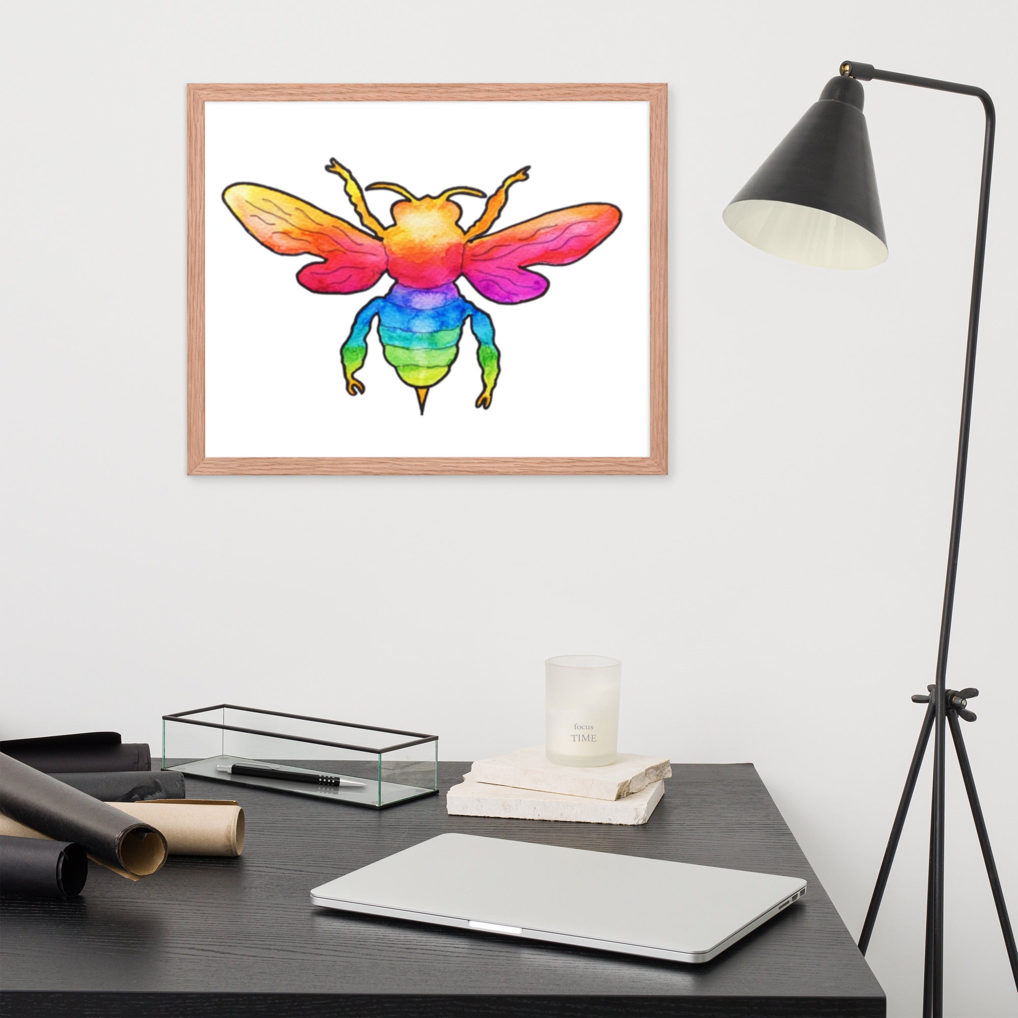 Bee Framed poster - Art Love Decor