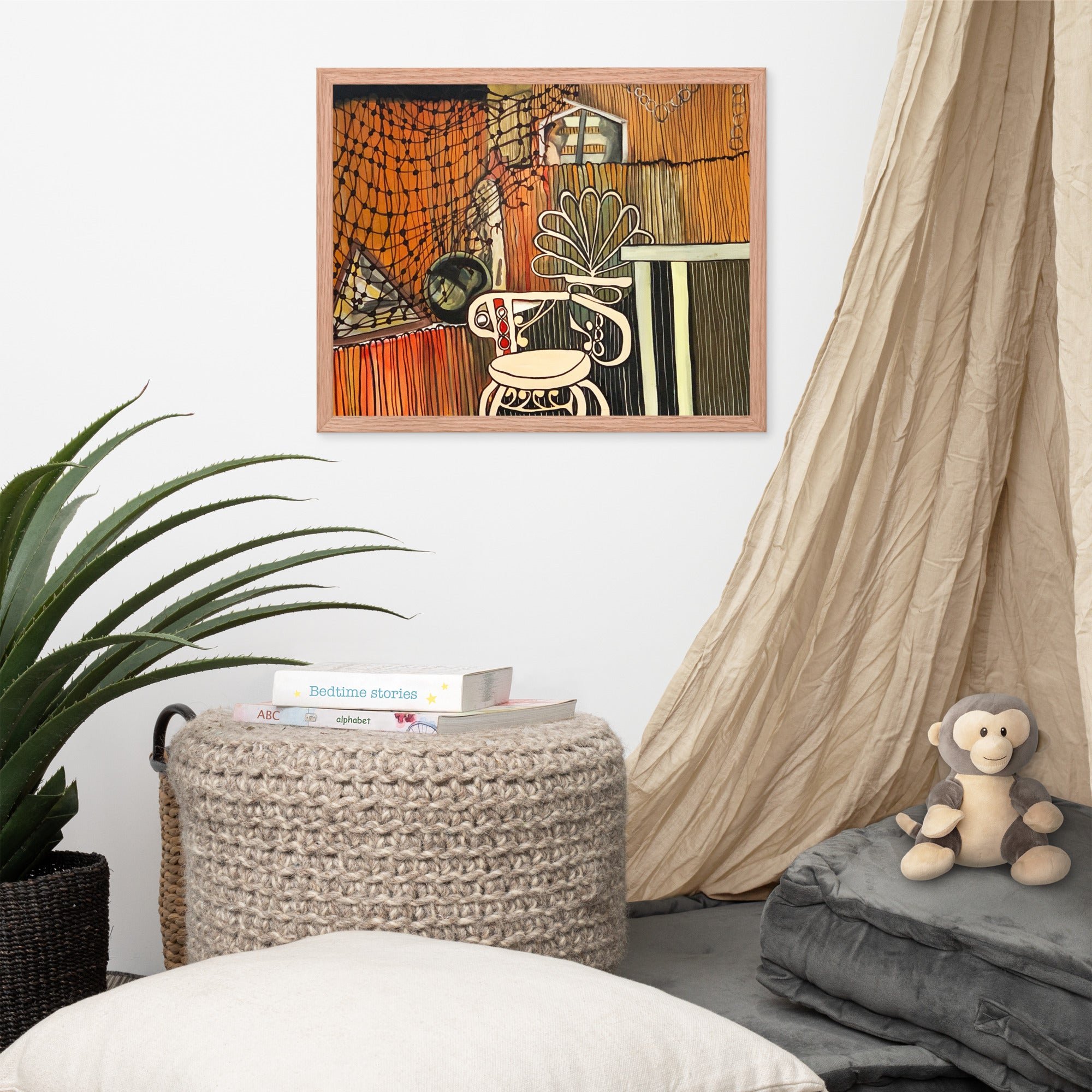 Montana Studio poster framed