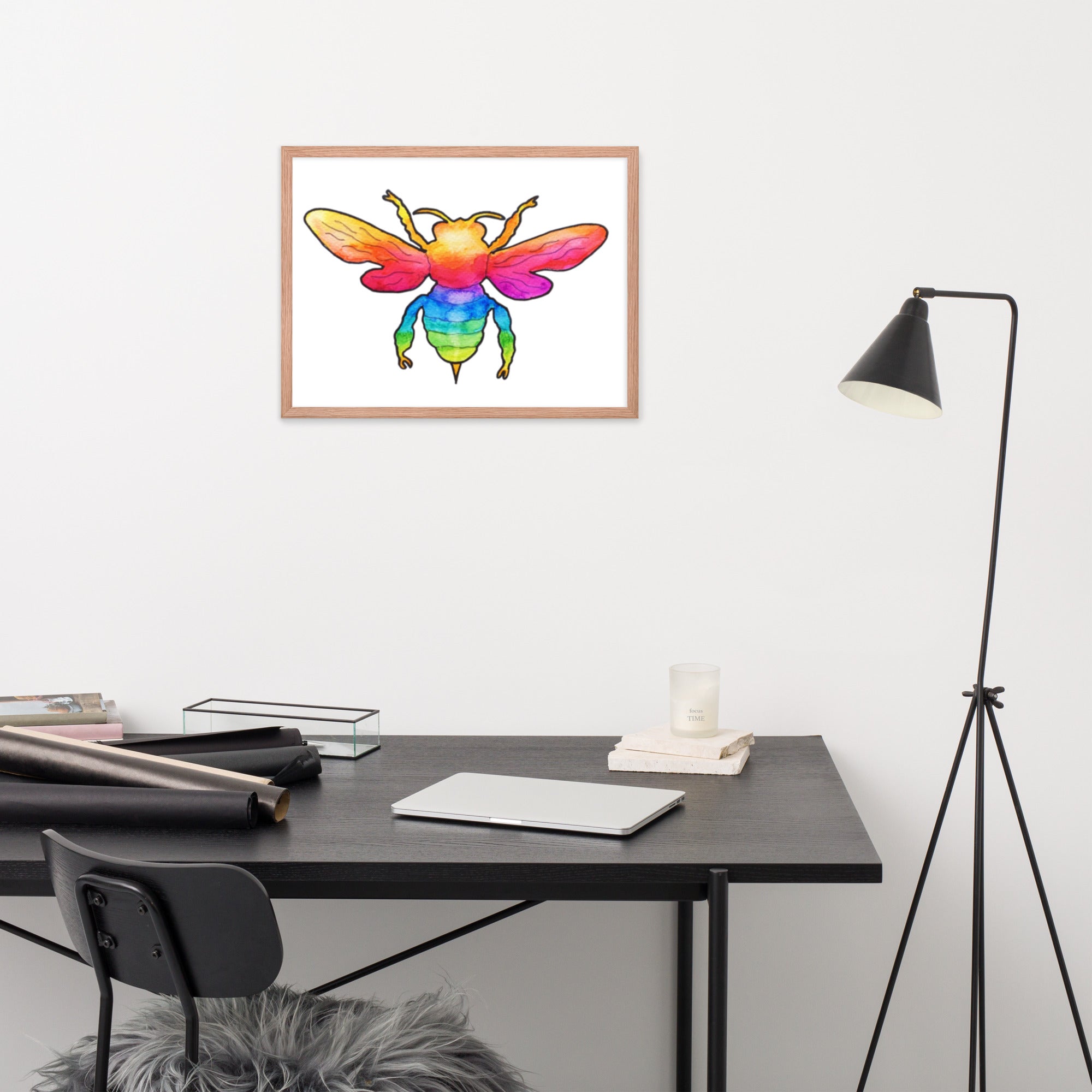 Bee Framed poster - Art Love Decor