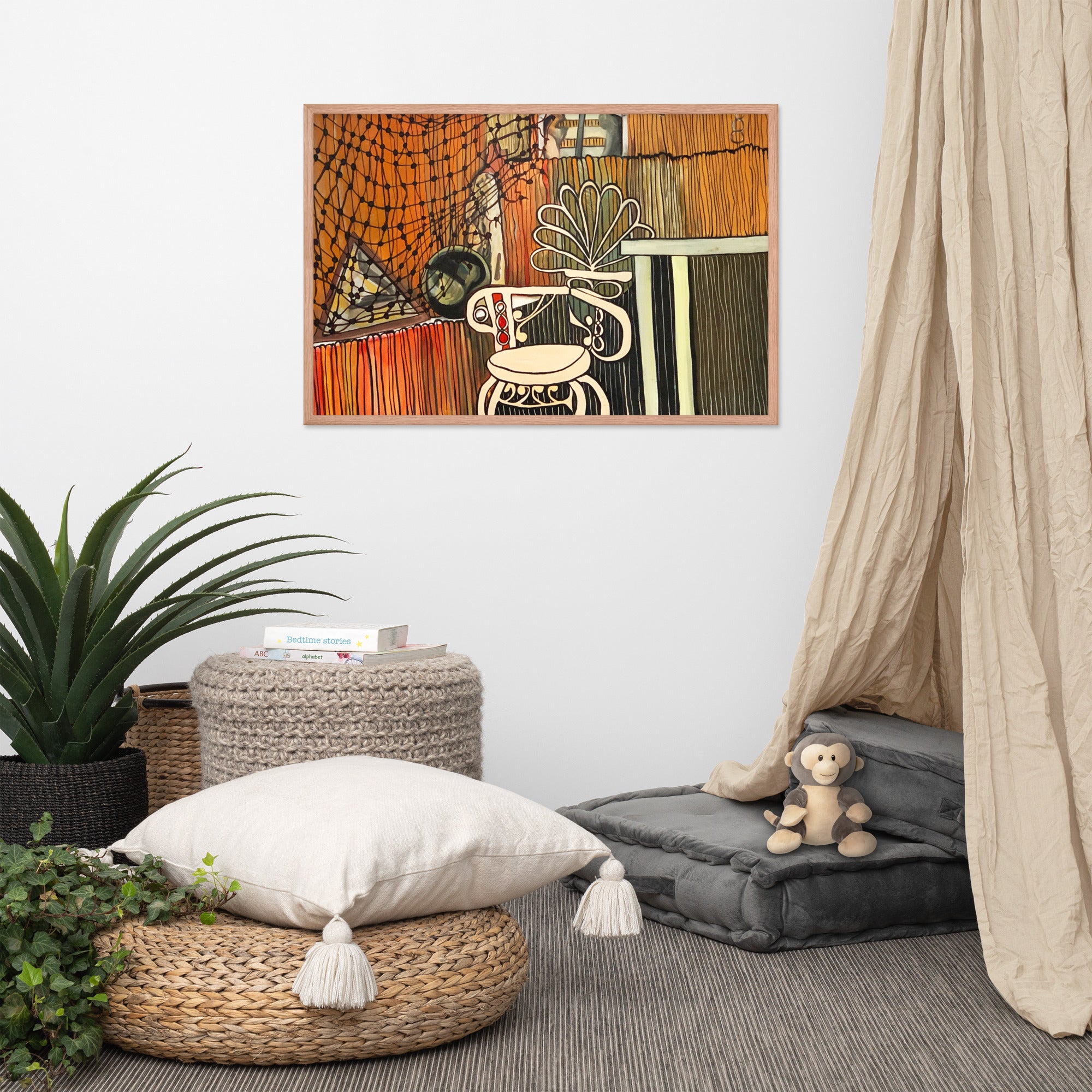 Montana Studio poster framed