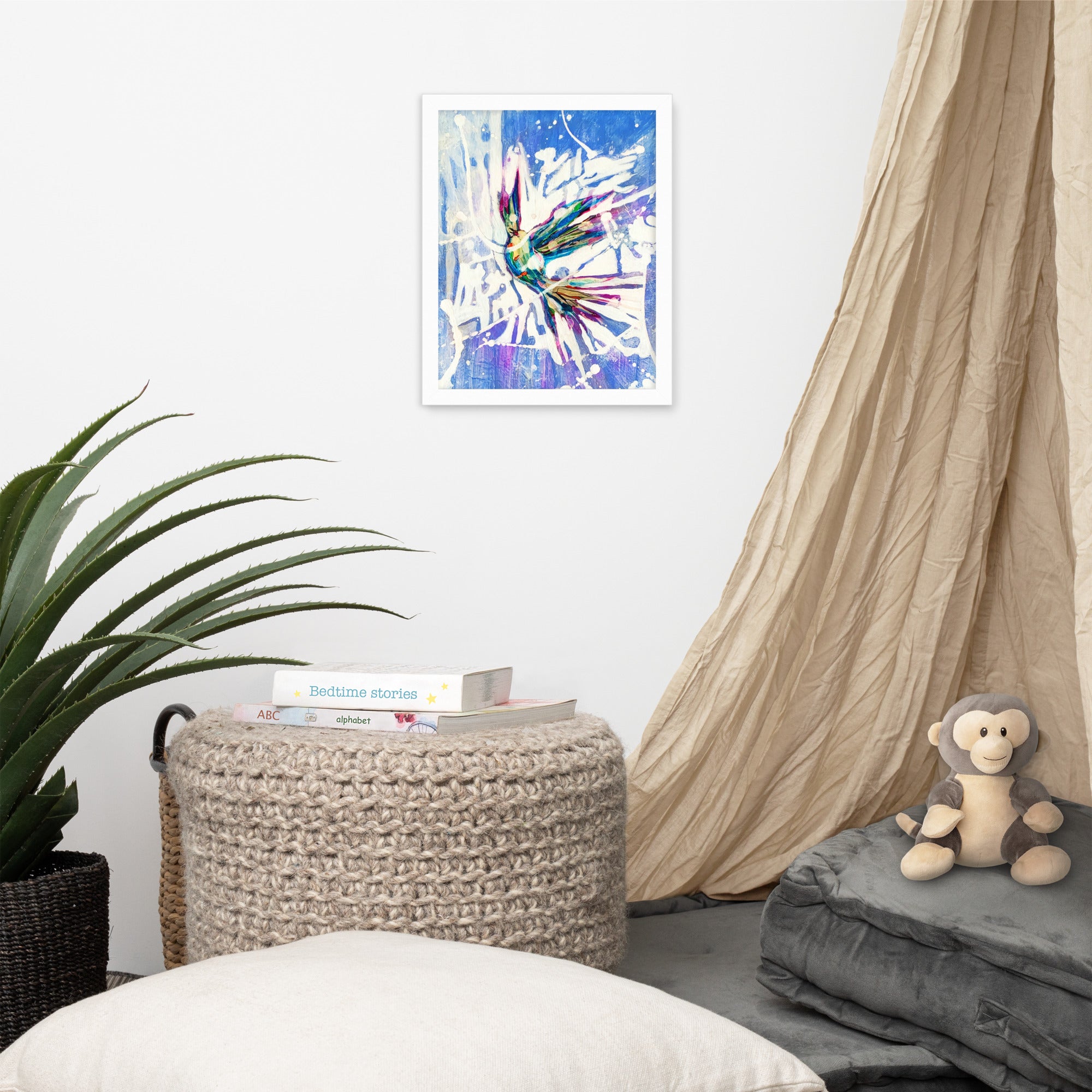 Flight Bird Framed poster