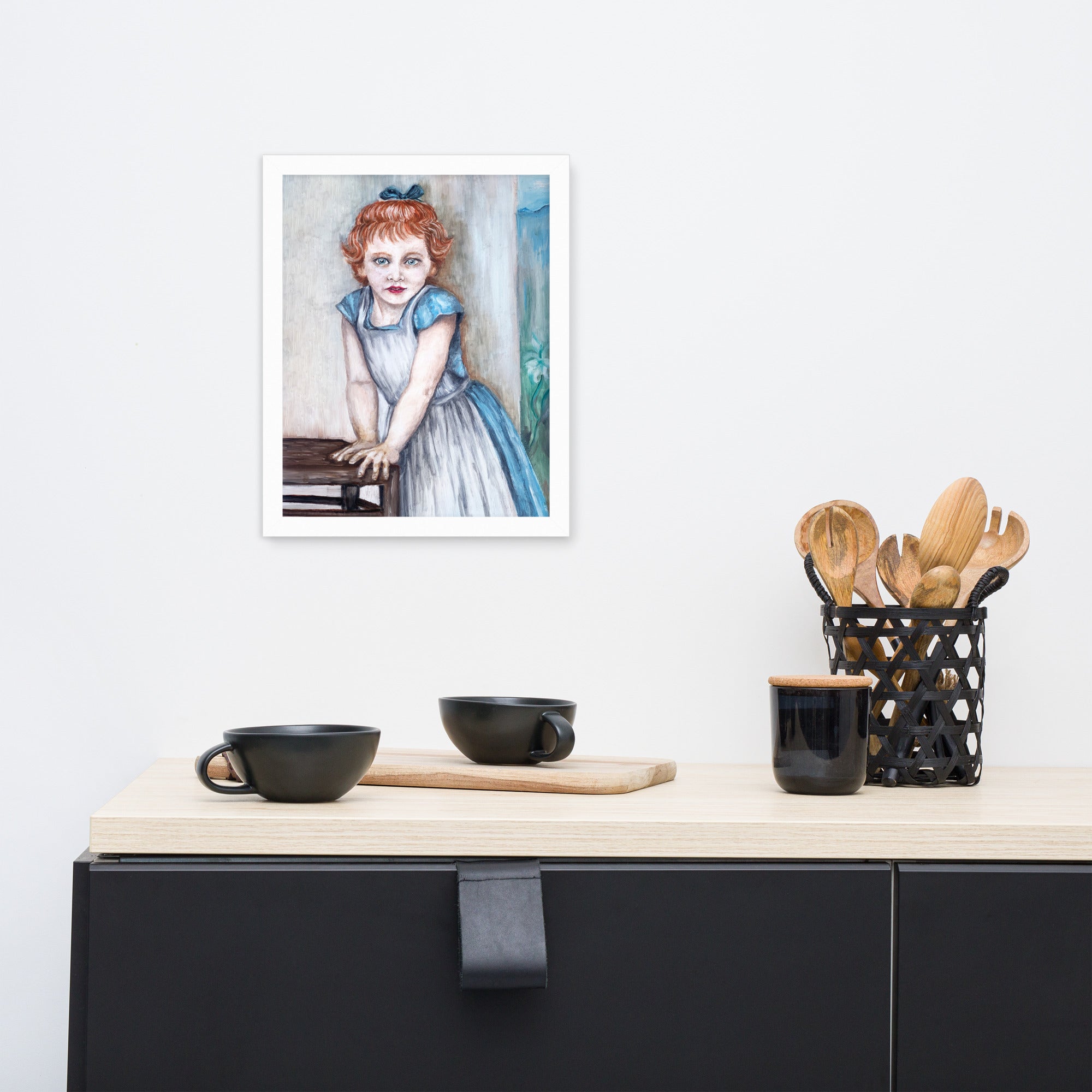 Katie Portrait Framed Poster